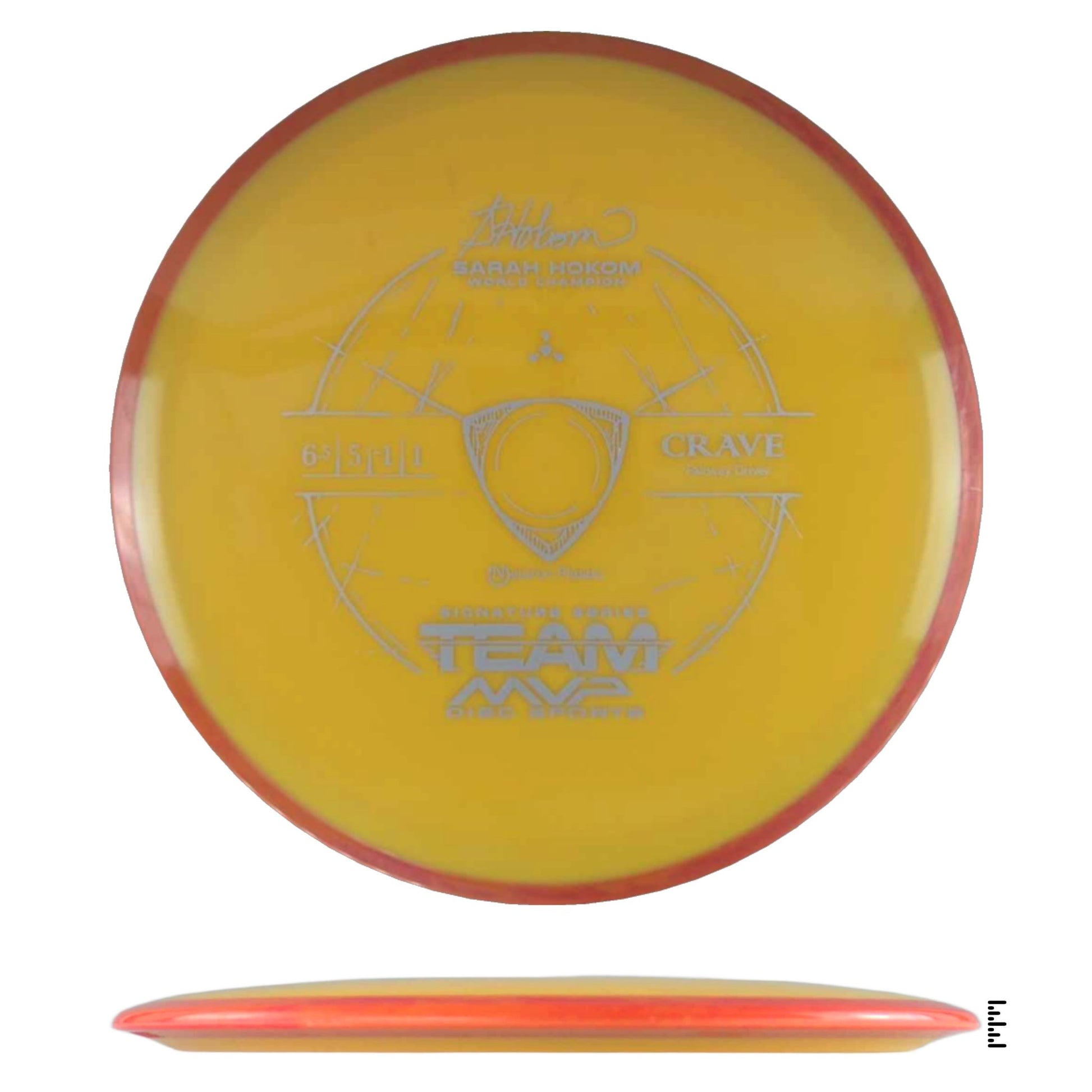 Axiom Discs Neutron Crave Sarah Hokom Signature Edition - Light Orange / Orange - Powergrip USA