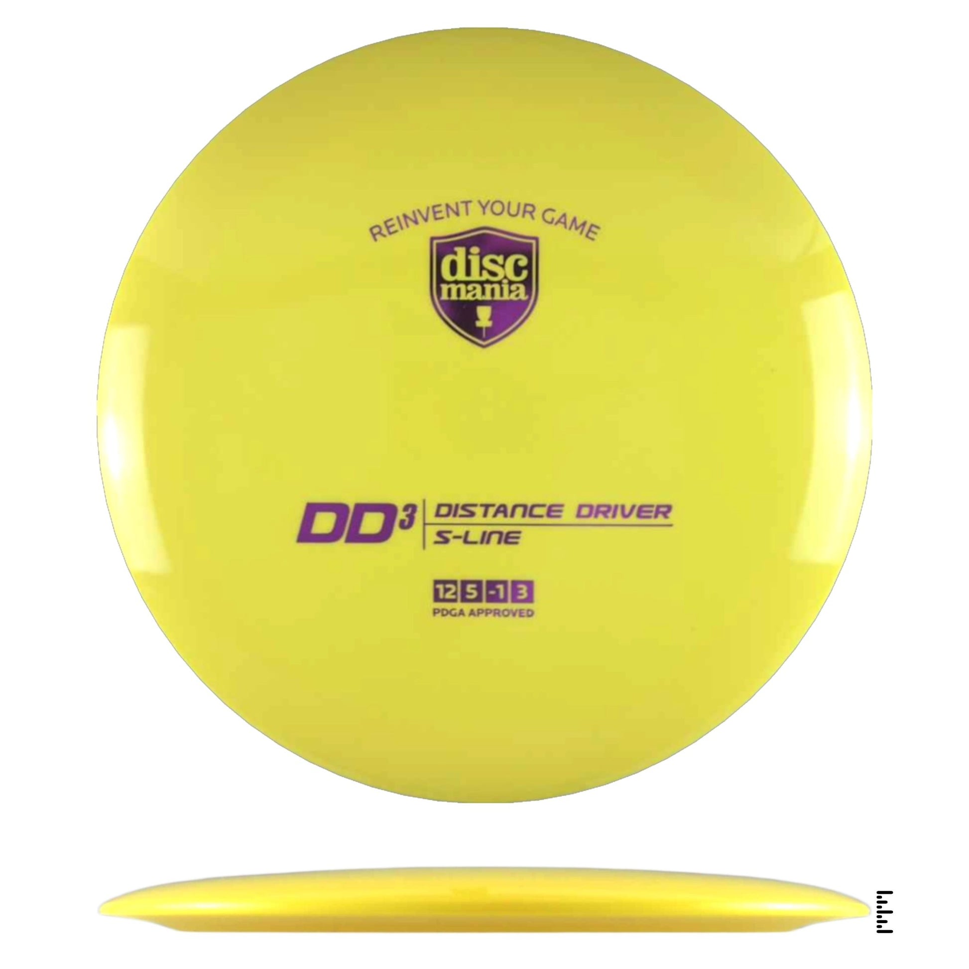 Discmania S - Line DD3 - Yellow - Powergrip USA