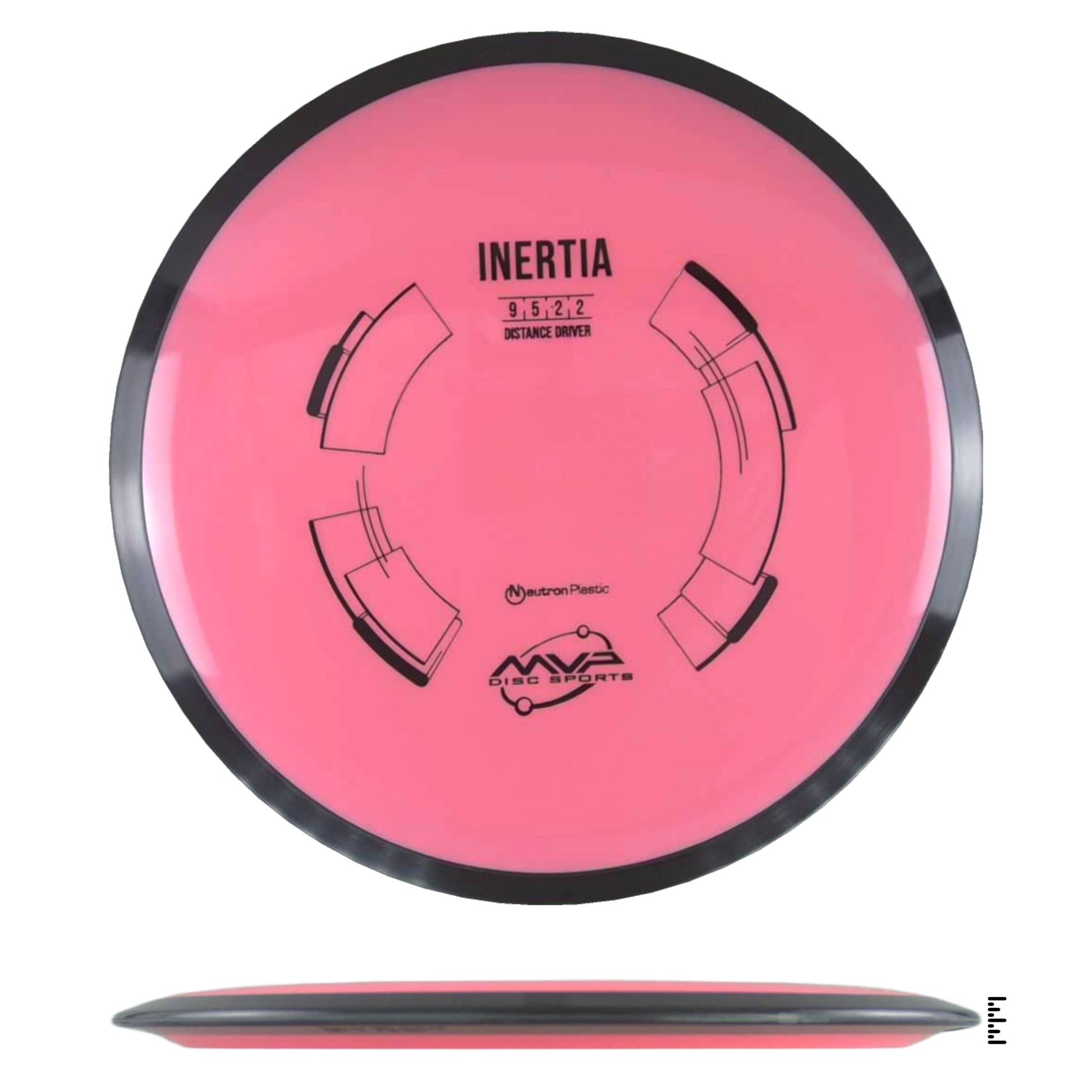 MVP Disc Sports Neutron Inertia - Pink - Powergrip USA