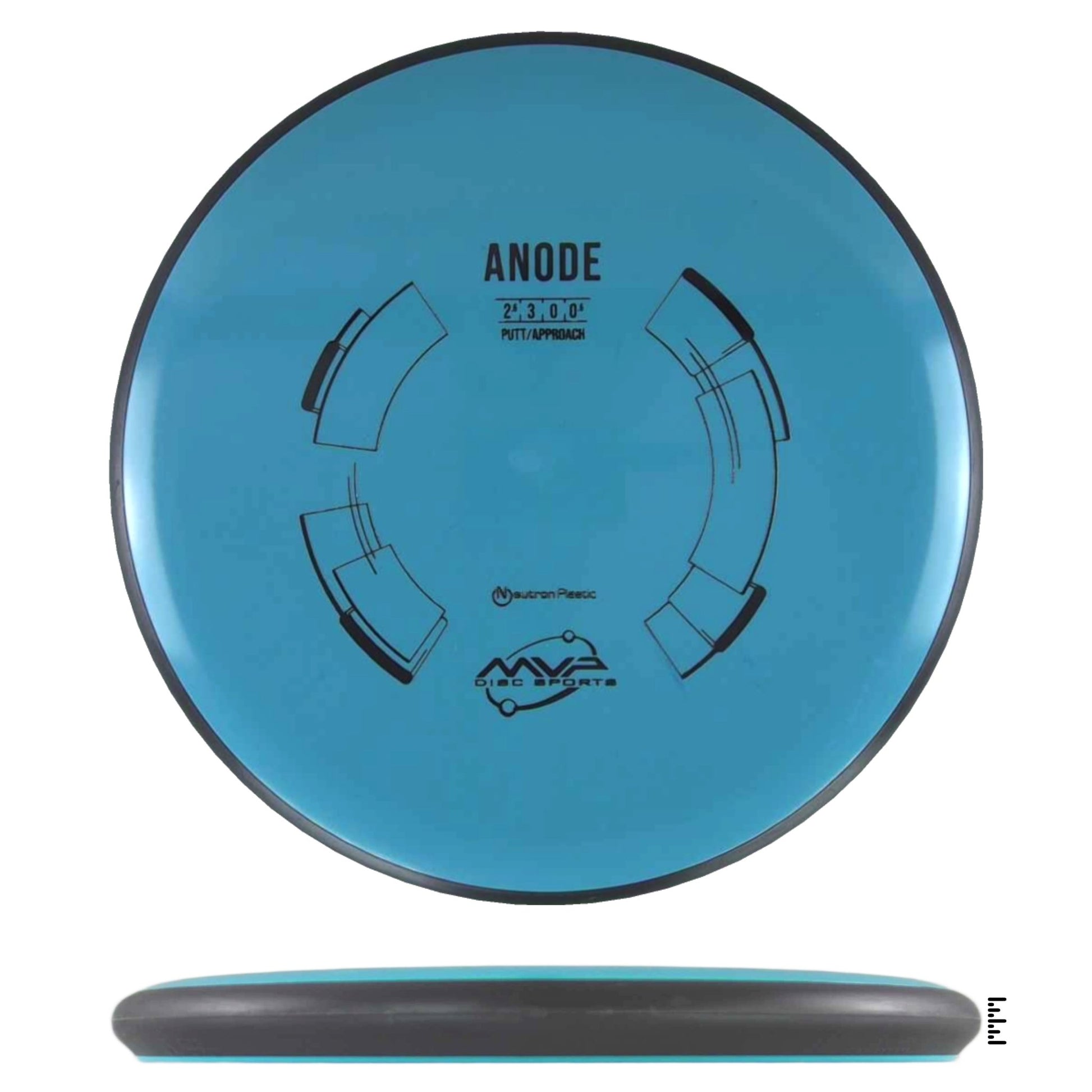 MVP Disc Sports Neutron Anode - Sky Blue - Powergrip USA