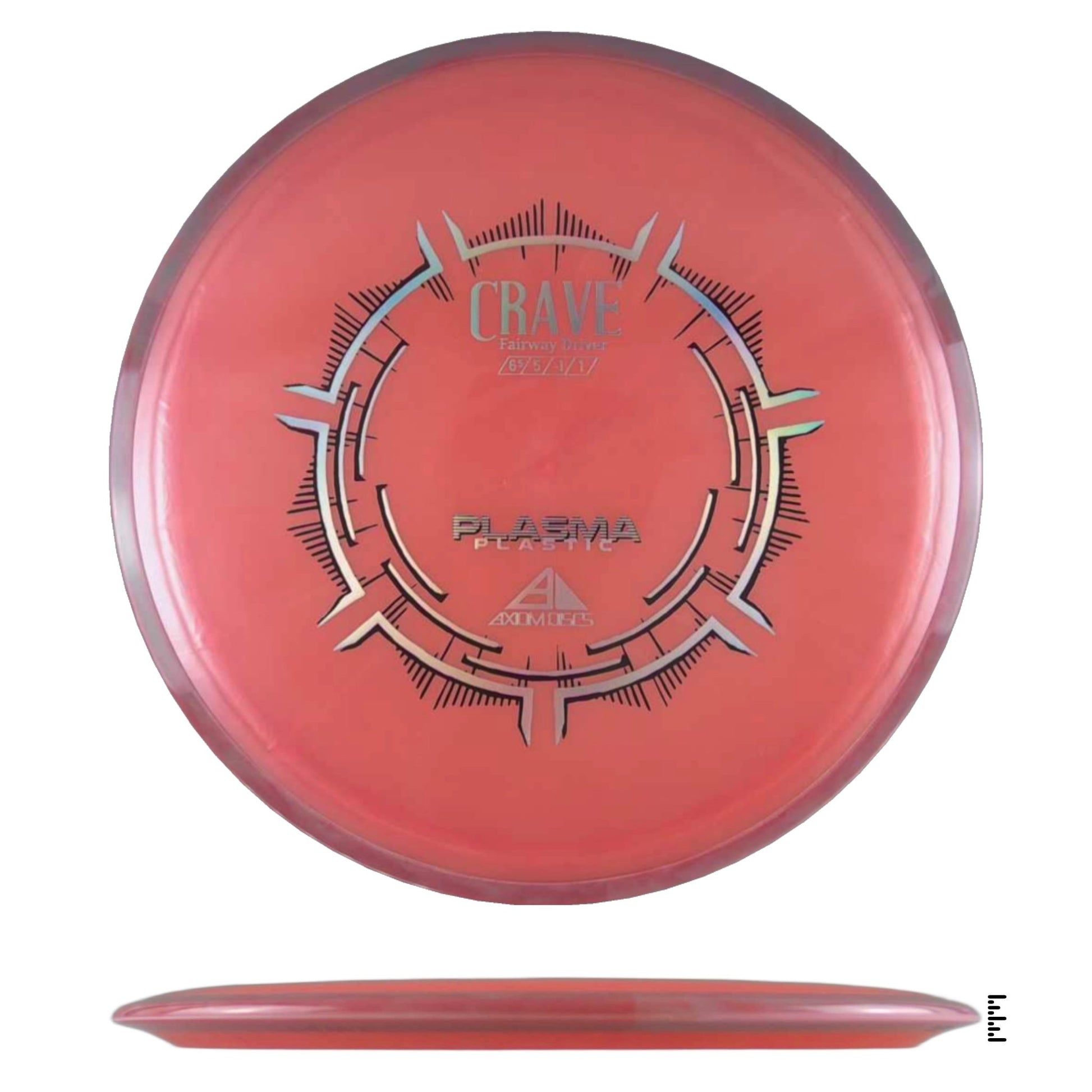 Axiom Discs Plasma Crave - Salmon / Light Red - Powergrip USA