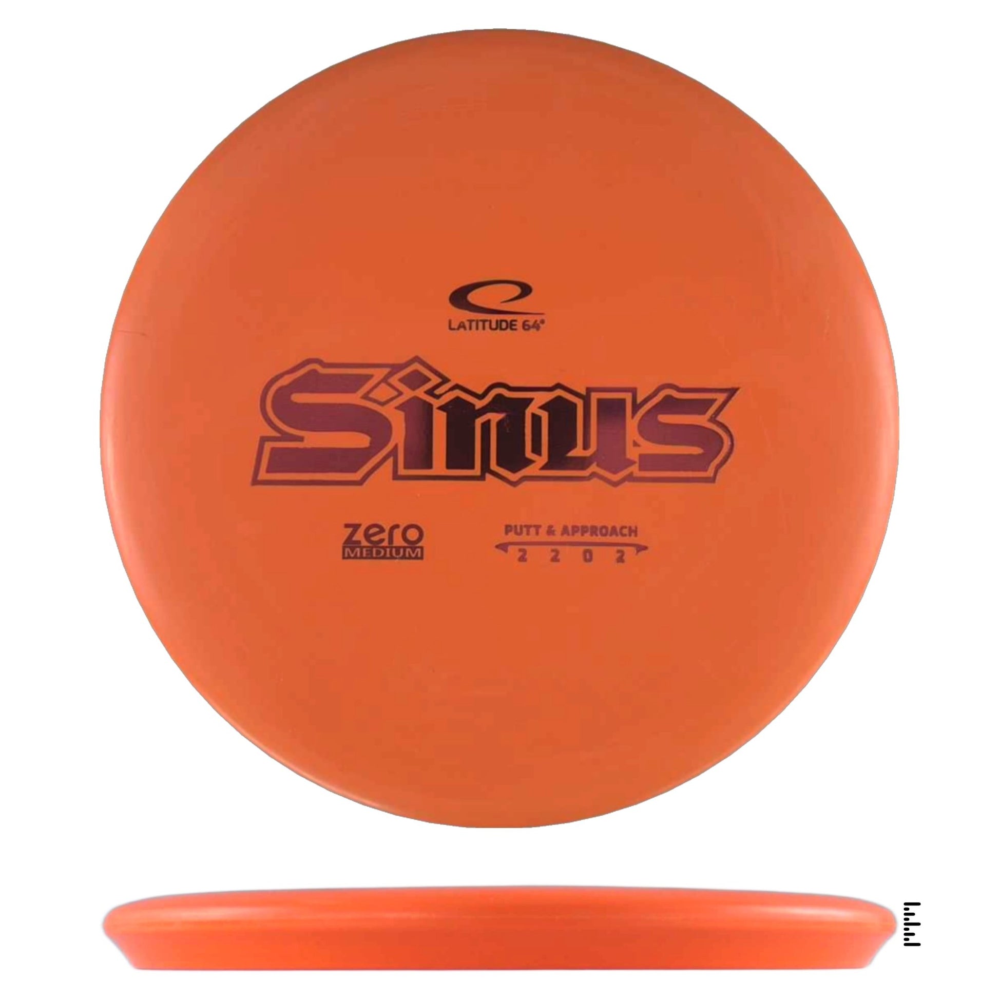 Latitude 64 Zero Medium Sinus - Orange - Powergrip USA