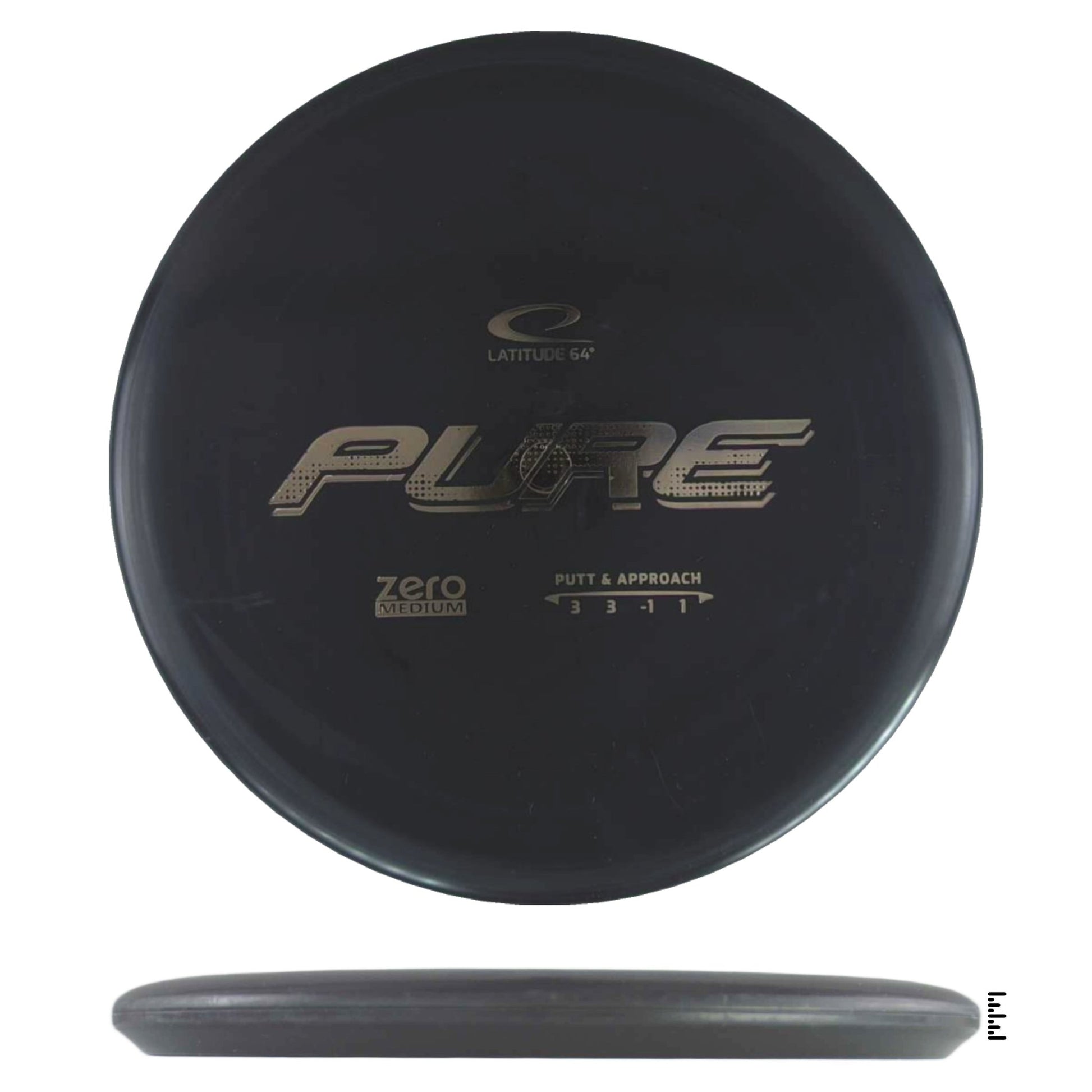 Latitude 64 Zero Medium Pure - Black - Powergrip USA