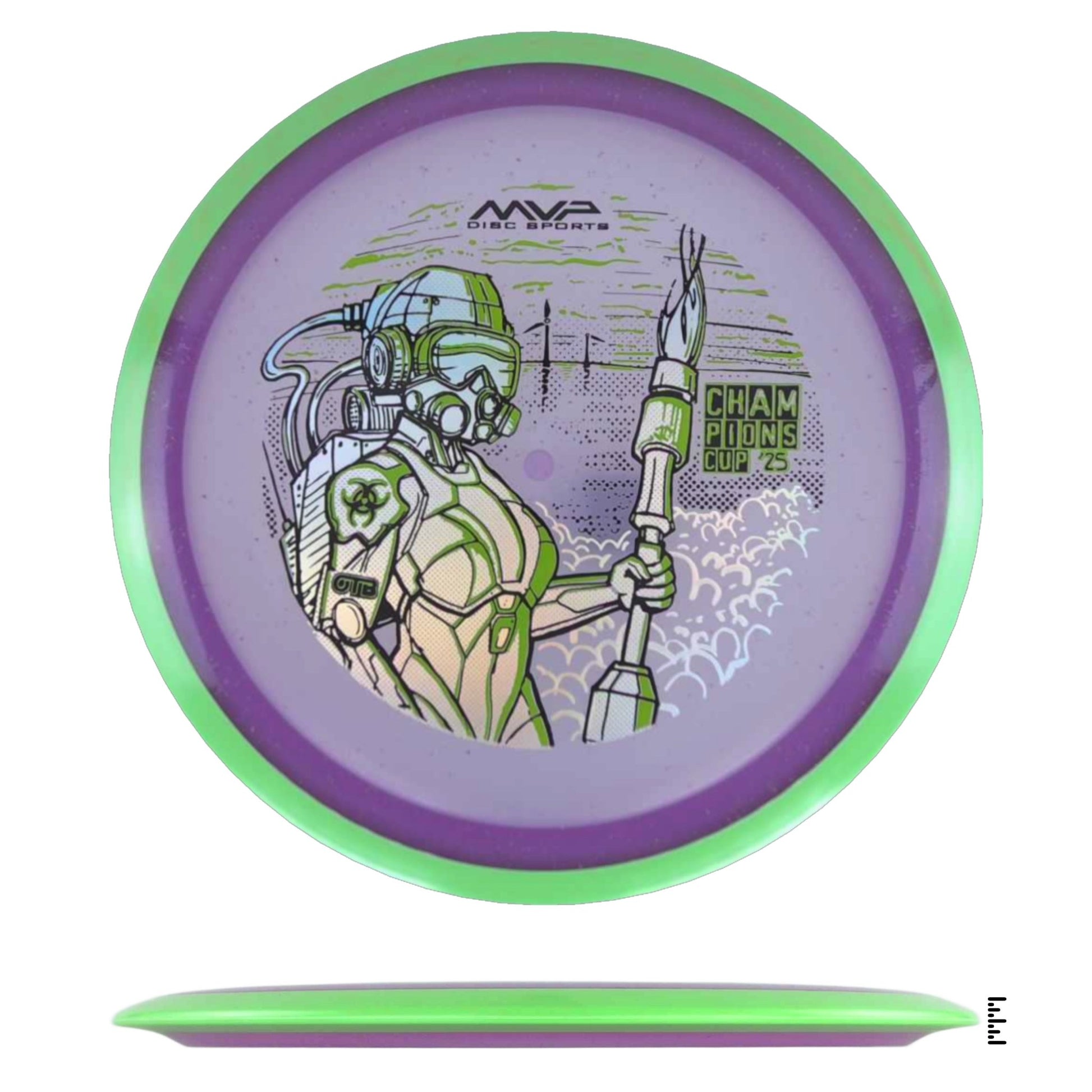 Particle Glow Proton Virus - Champions Cup Edition - Violet / Light Green - Powergrip USA
