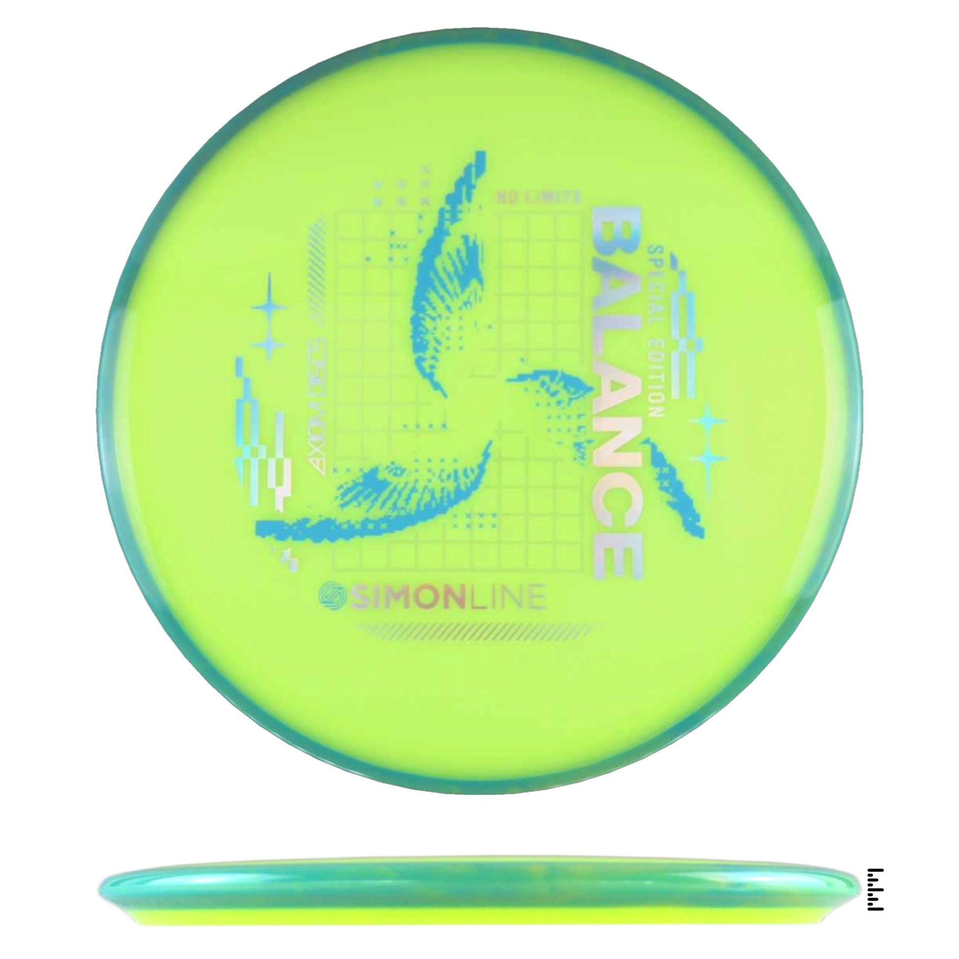 Neutron Balance - Special Edition - Fluorescent Yellow / Turquoise - Powergrip USA
