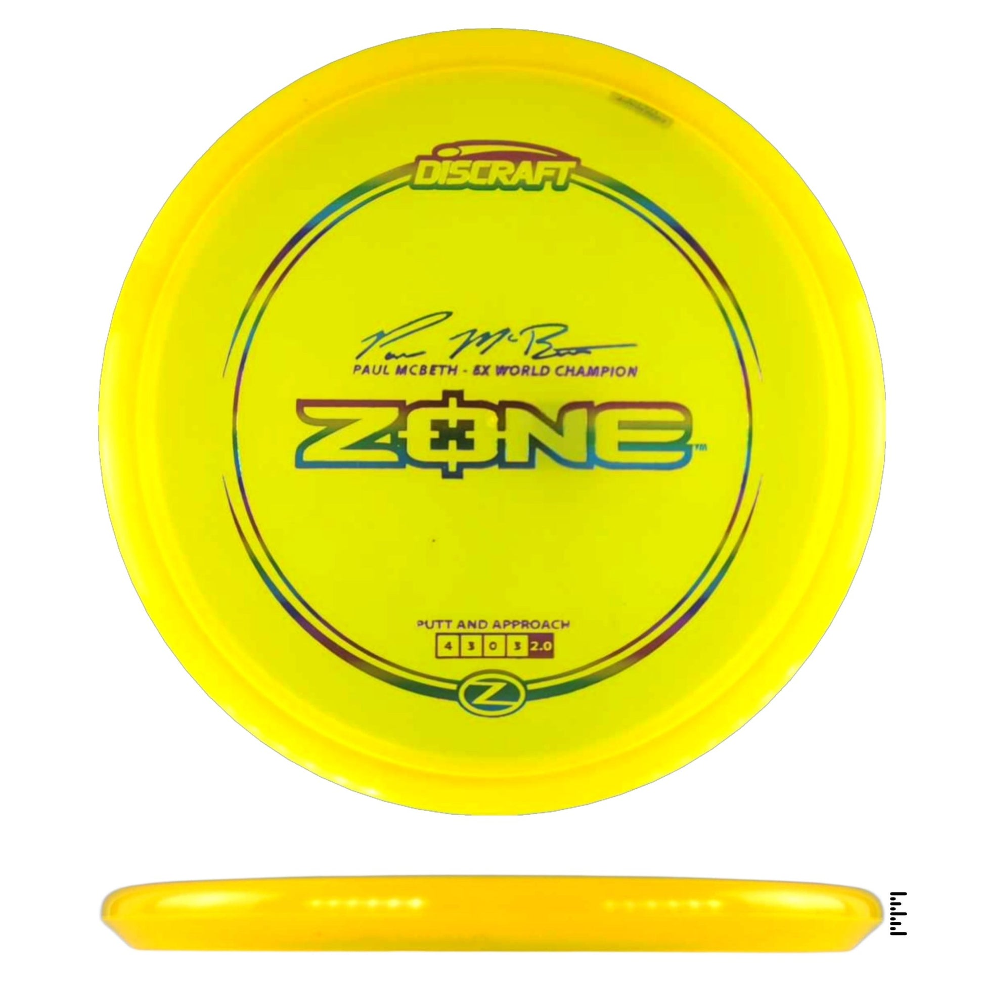 Discraft Z Line Zone Paul McBeth - Yellow - Powergrip USA