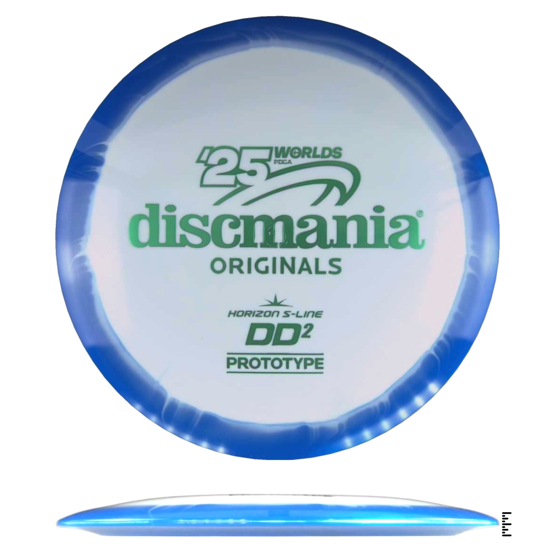 Horizon S - Line DD2 Prototype - Worlds 2025 - White / Blue - Powergrip USA