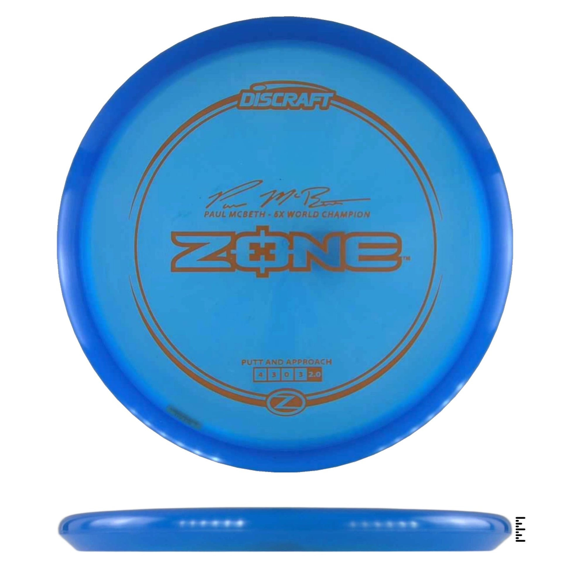 Discraft Z Line Zone Paul McBeth - Blue - Powergrip USA