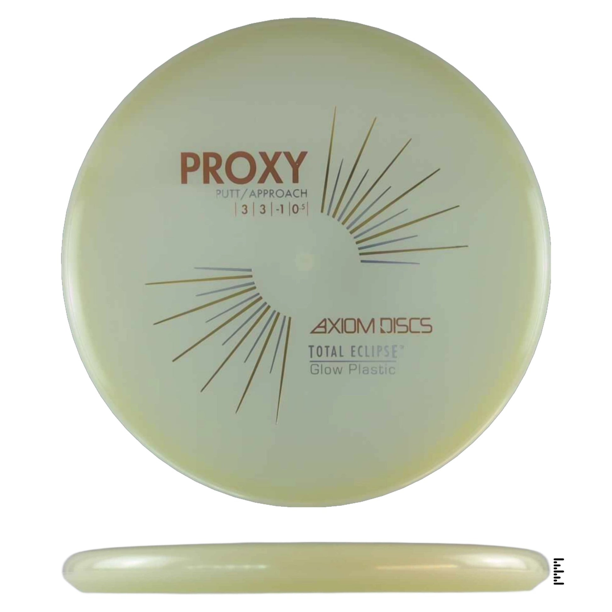 Axiom Discs Total Eclipse Proxy - Glow - Powergrip USA