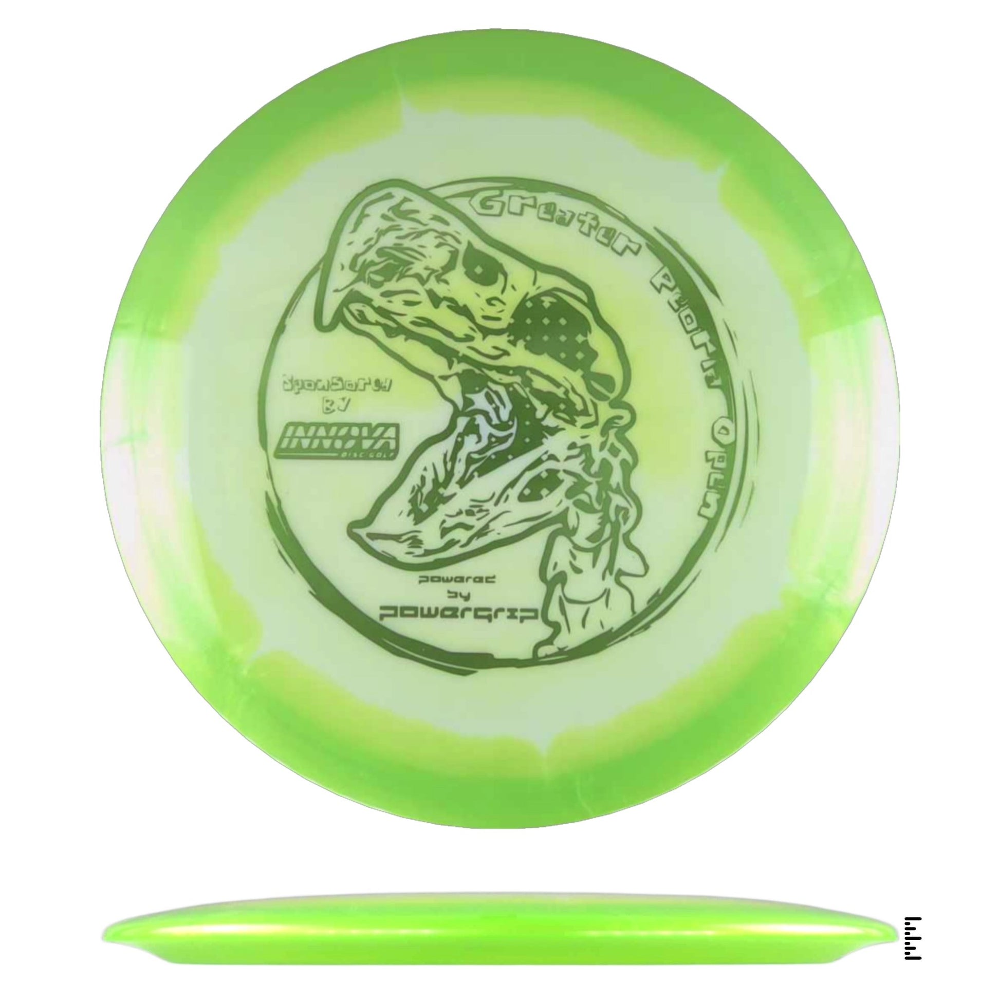 Innova Halo ThunderBird - 2024 Greater Peoria Open - White / Lime - Powergrip USA