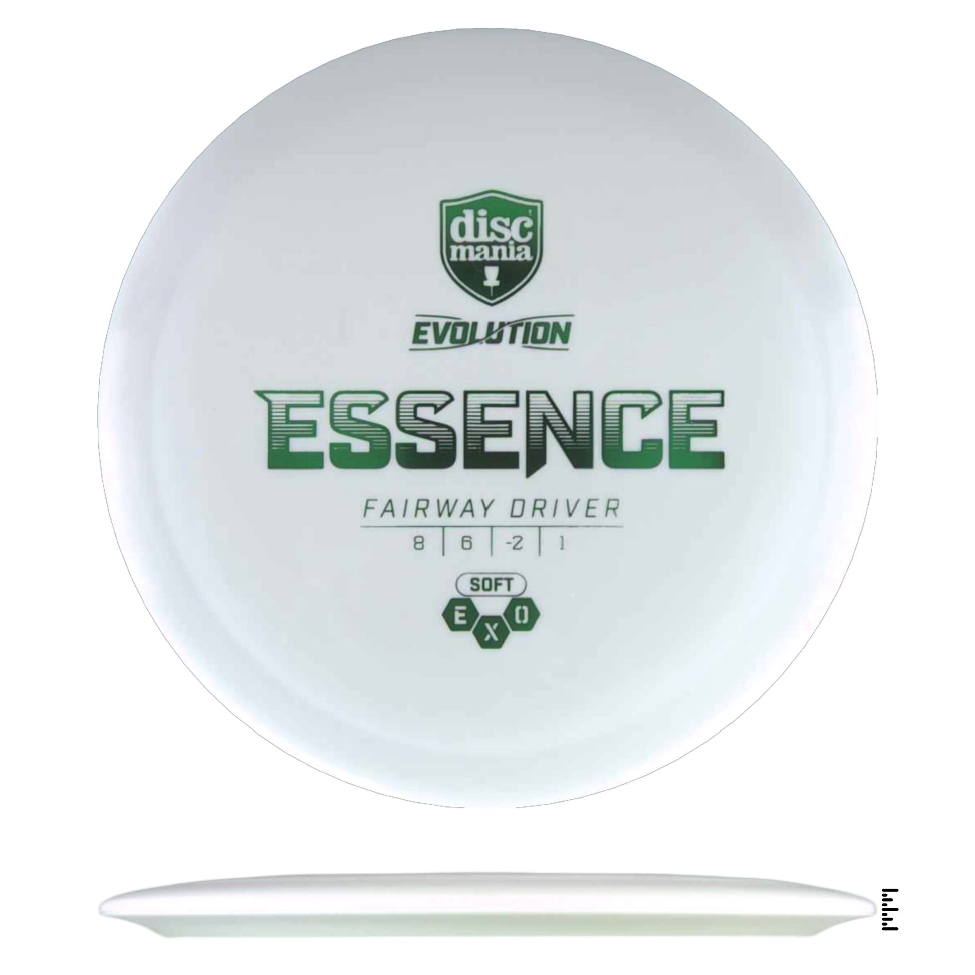 Discmania Evolution Soft Exo Essence - White - Powergrip USA
