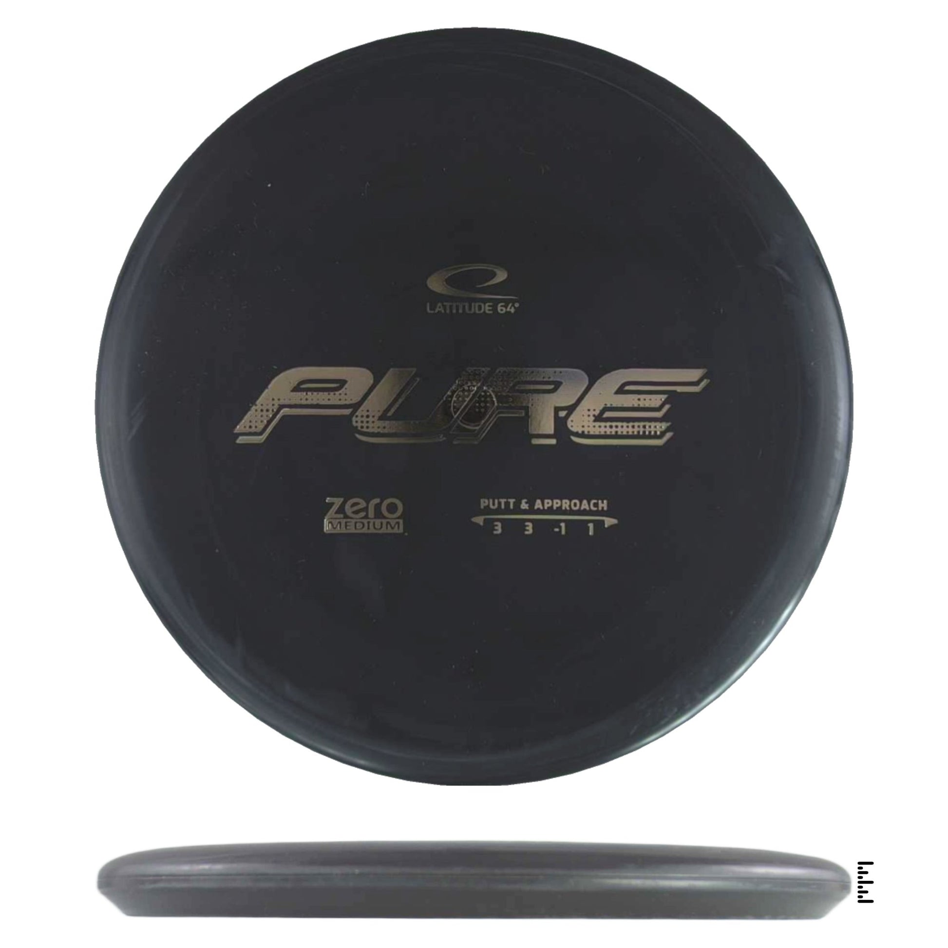 Latitude 64 Zero Medium Pure - Black - Powergrip USA