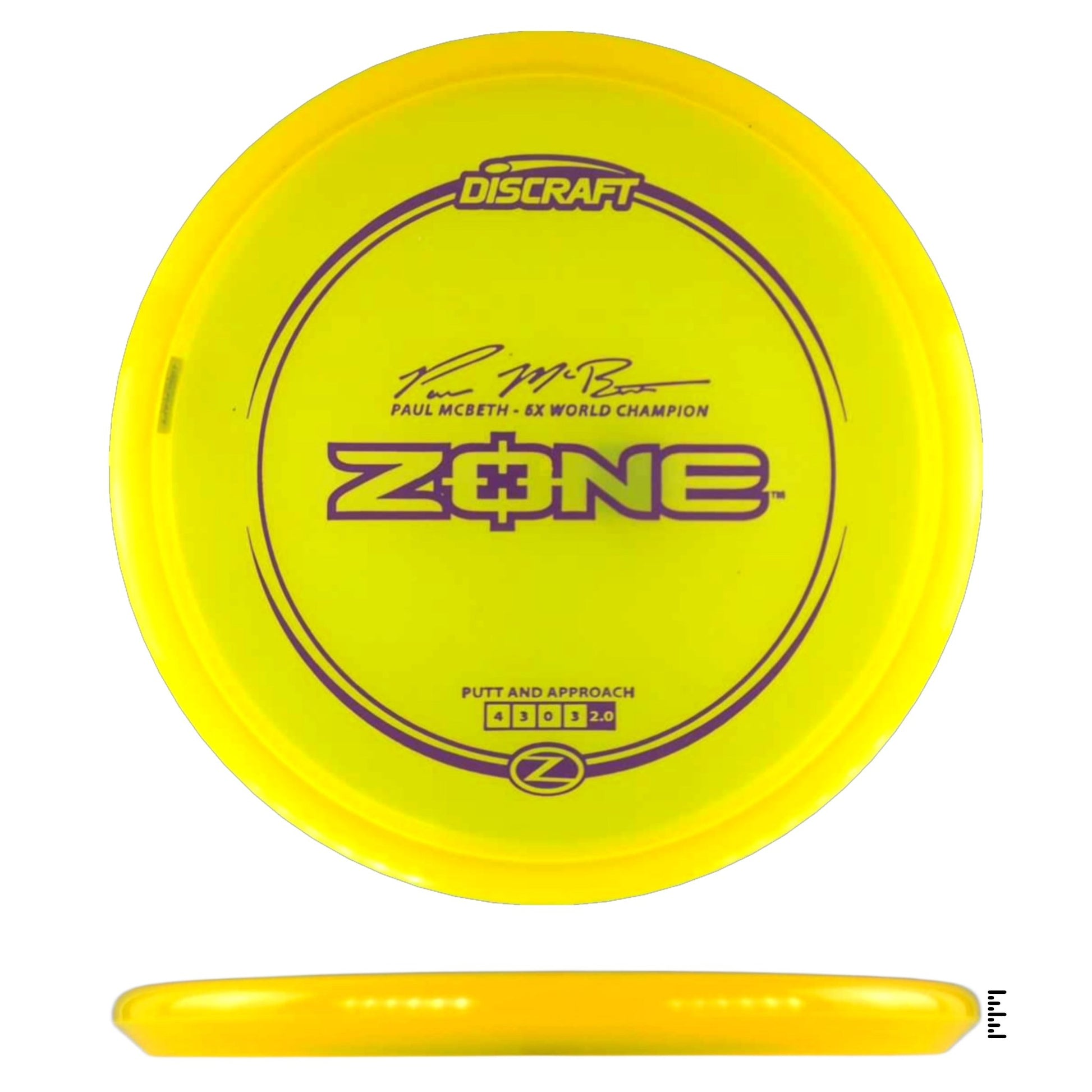Discraft Z Line Zone Paul McBeth - Yellow - Powergrip USA