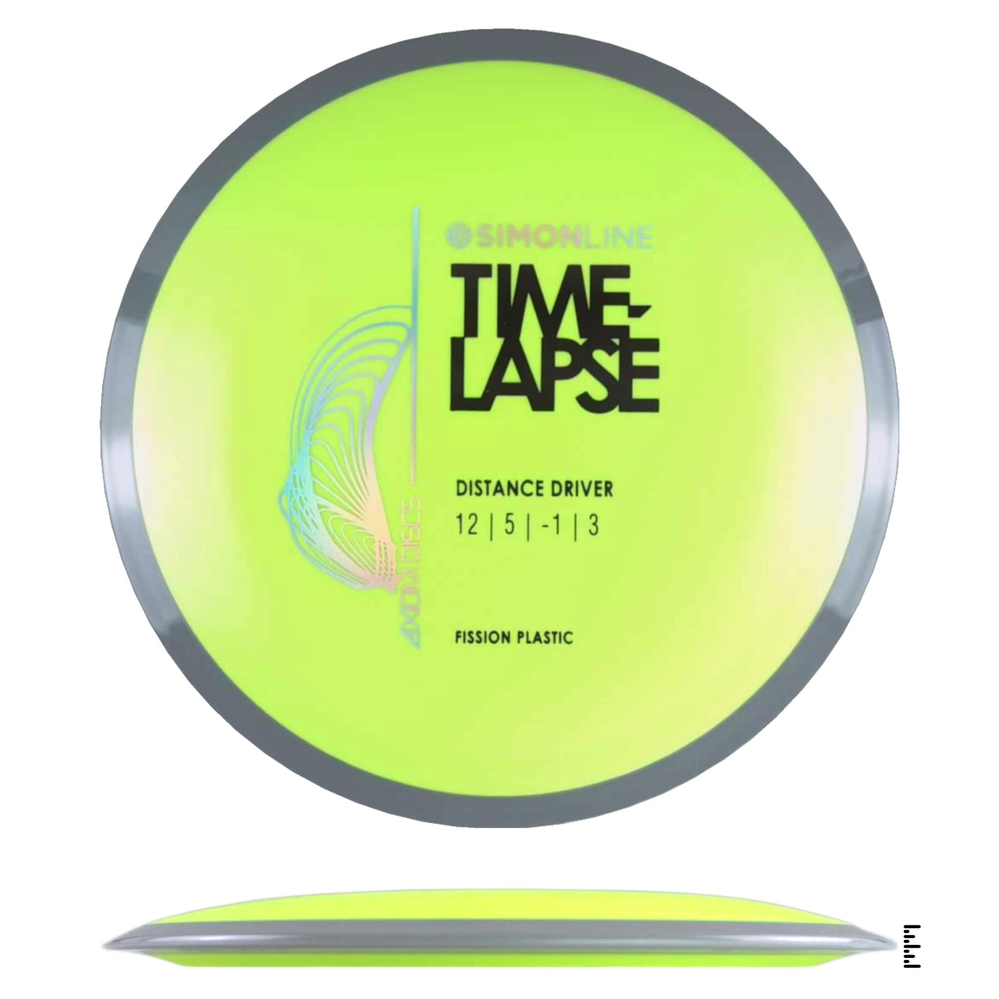 Fission Time - Lapse - Fluorescent Yellow / Gray - Powergrip USA