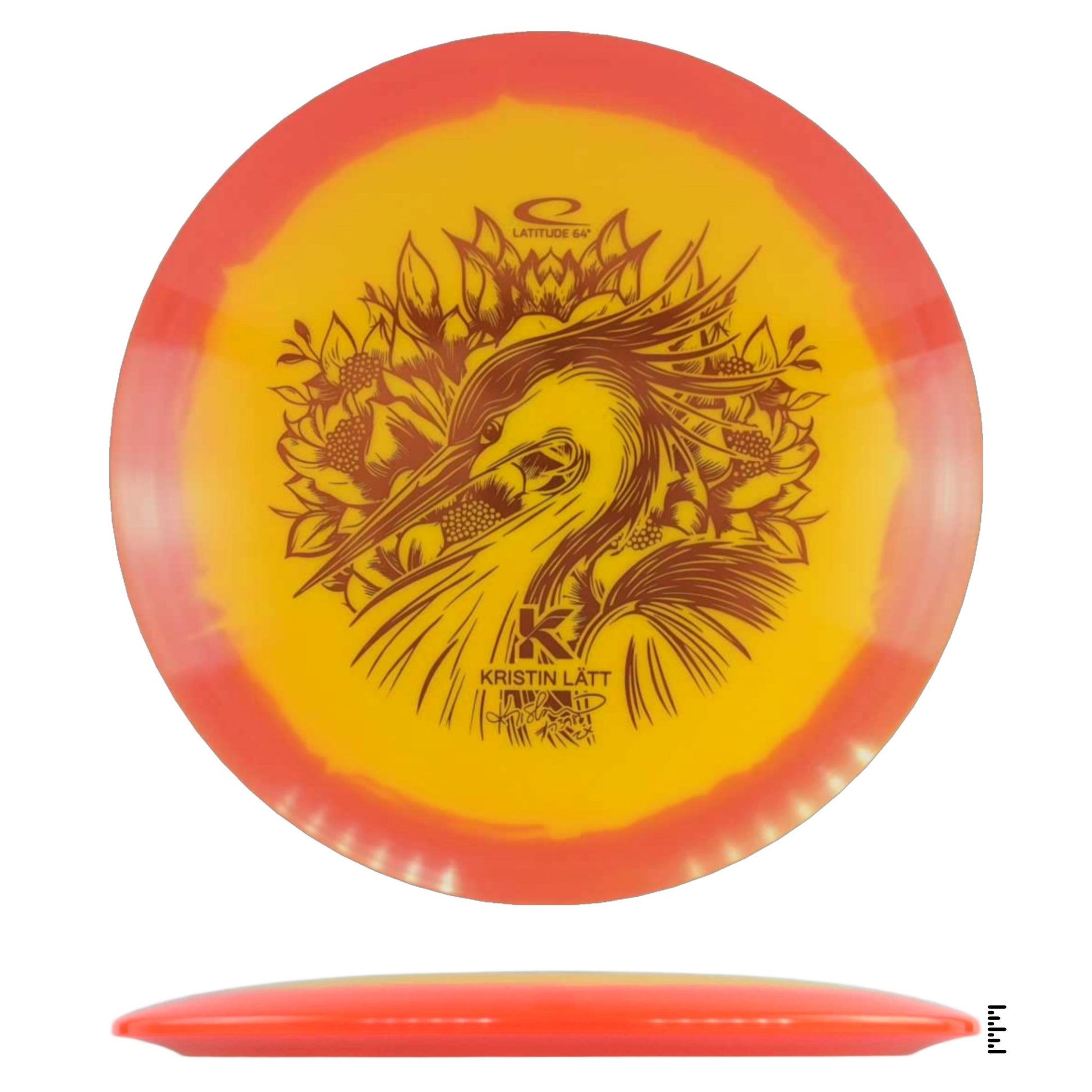 Gold Orbit Saint Pro Kristin Lätt 2025 Team Series - Yellow / Orange - Powergrip USA