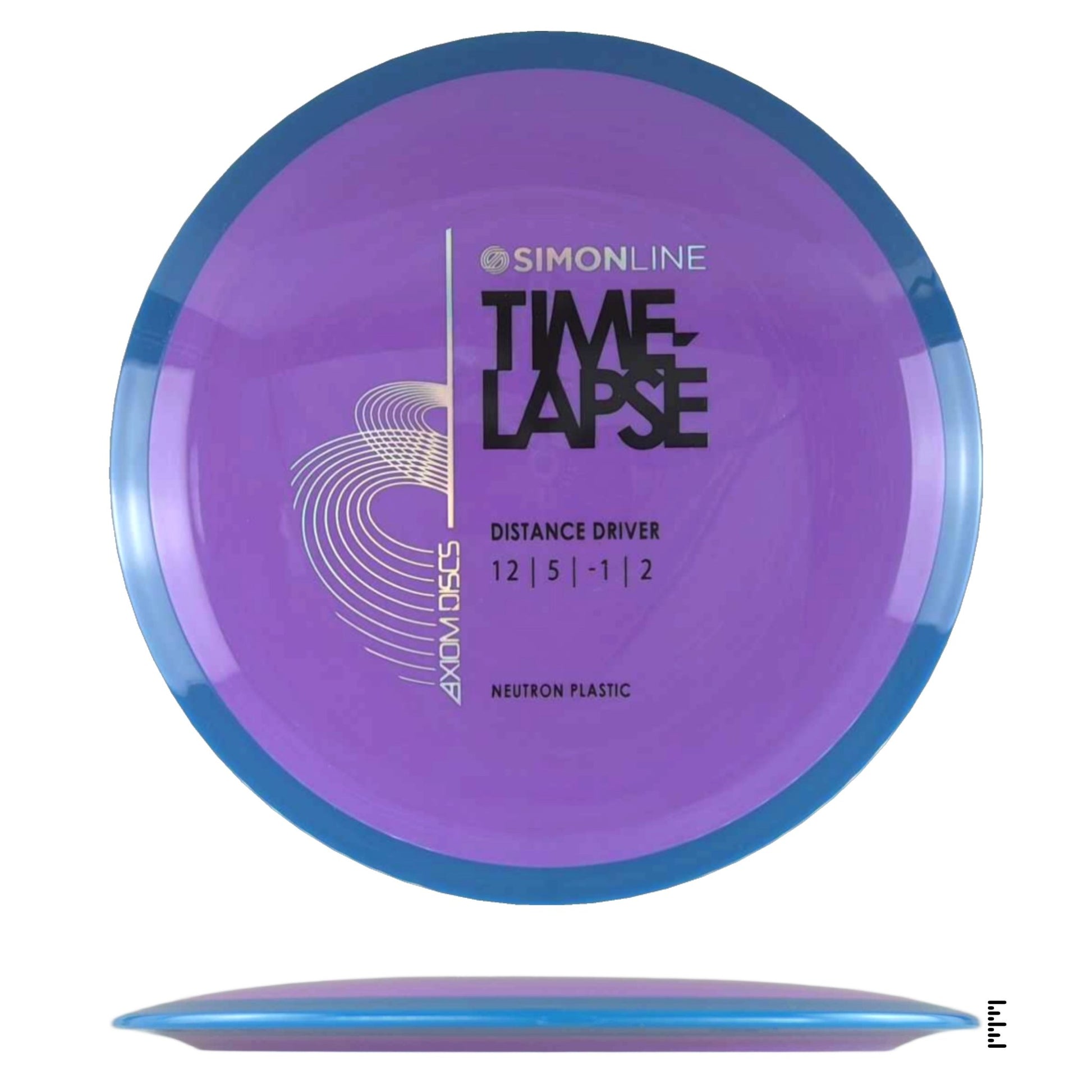 Axiom Discs Simon Line Neutron Time - Lapse - Plum / Blue - Powergrip USA