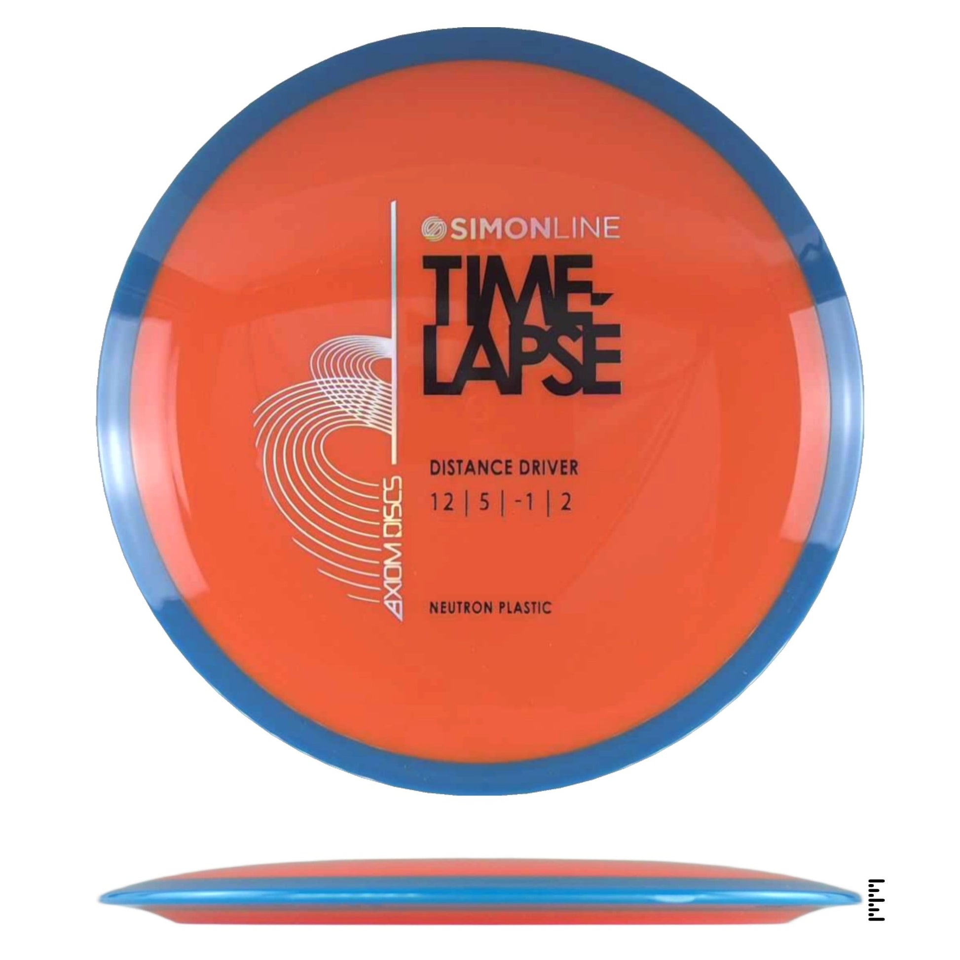 Axiom Discs Simon Line Neutron Time - Lapse - Orange / Blue - Powergrip USA