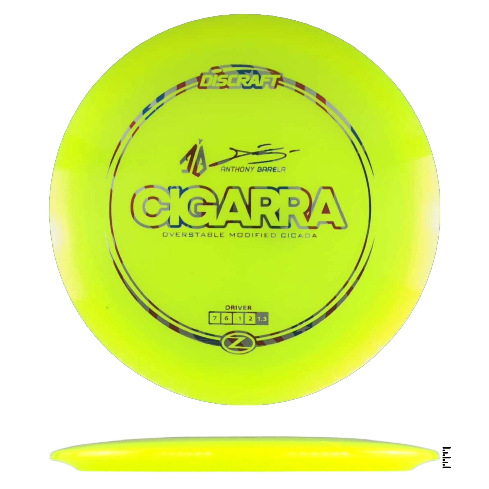 Discraft Z Line Cigarra - Anthony Barela - Yellow - Powergrip USA