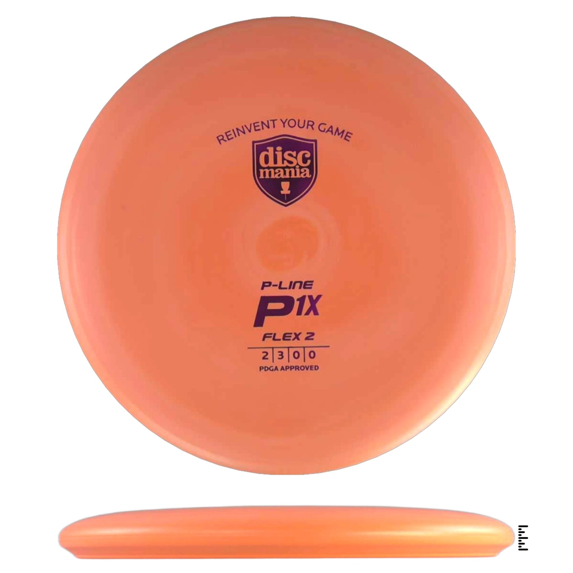 Discmania P - Line Flex 2 P1x - Orange - Powergrip USA