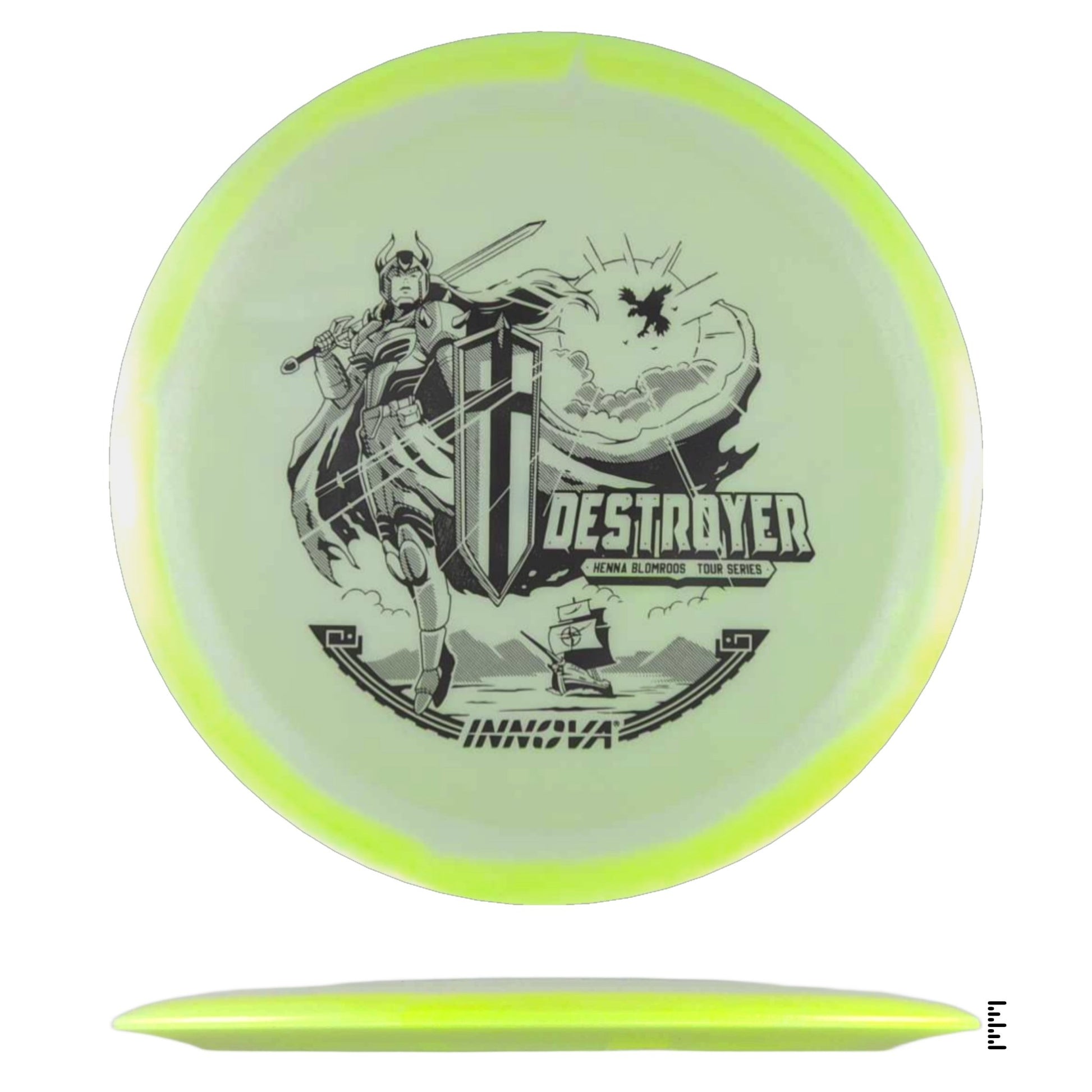 Proto Glow Halo Star Destroyer 2025 Henna Blomroos Tour Series - White / Yellow - Powergrip USA