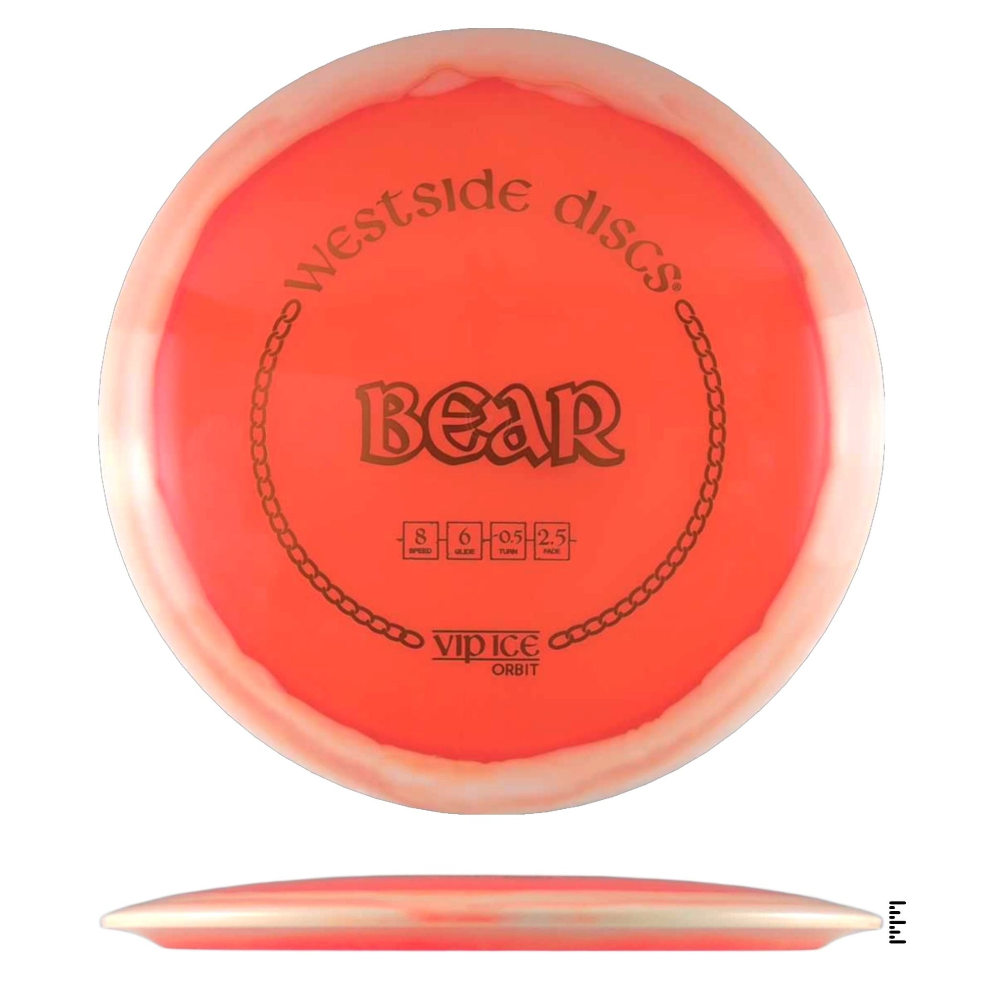 Westside Discs VIP Ice Orbit Bear - Orange - Powergrip USA