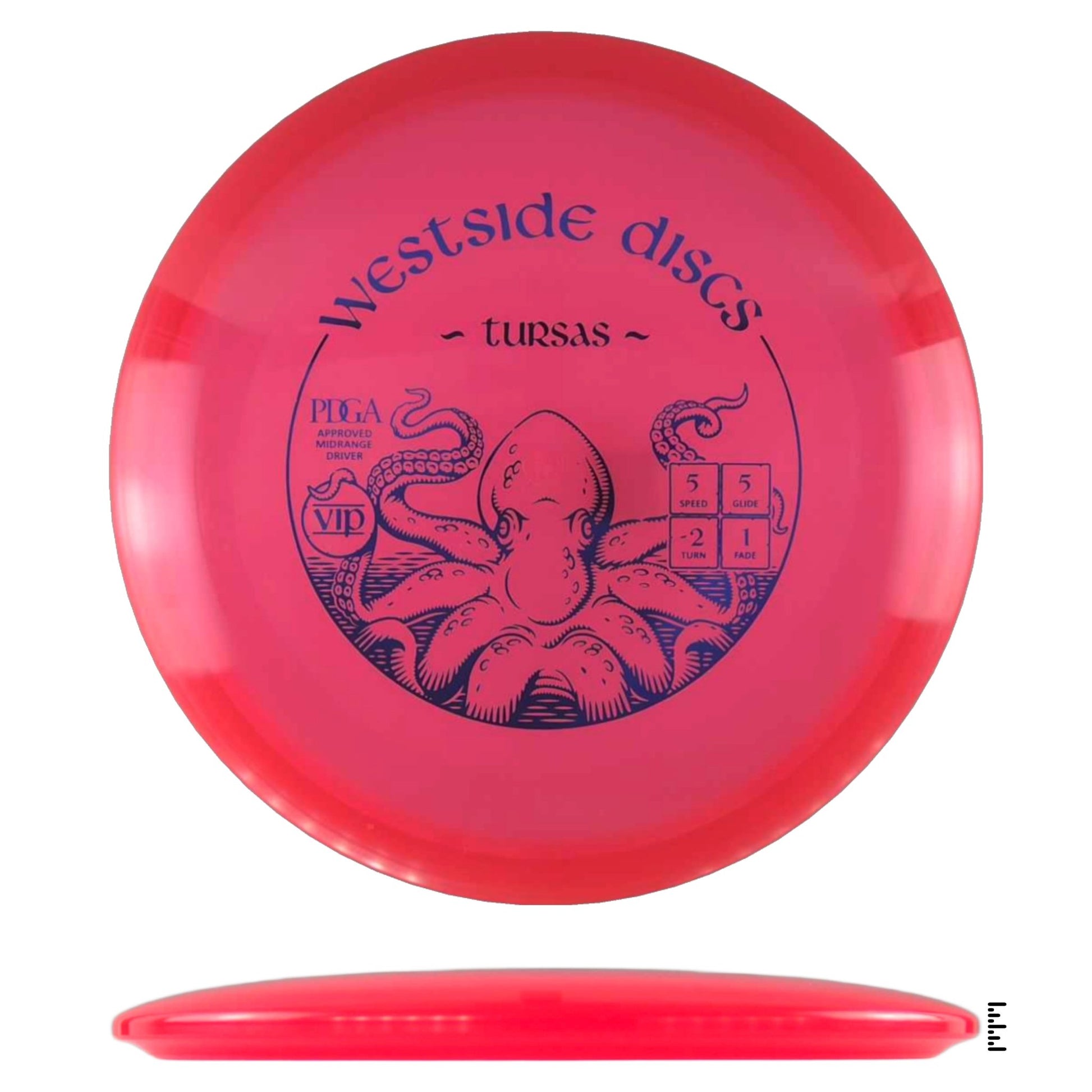 Westside Discs VIP Tursas - Red - Powergrip USA