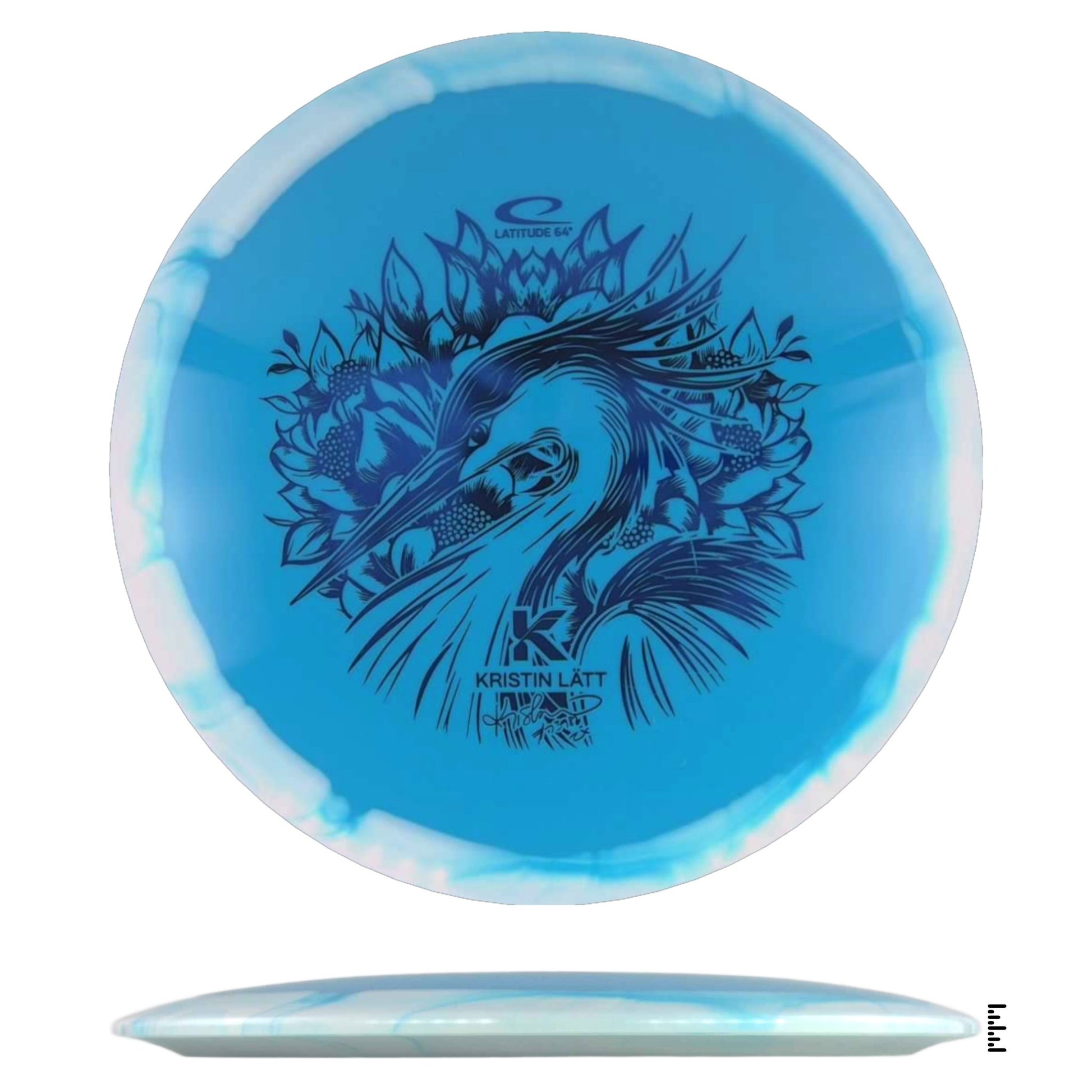 Gold Orbit Saint Pro Kristin Lätt 2025 Team Series - Light Blue / White - Powergrip USA