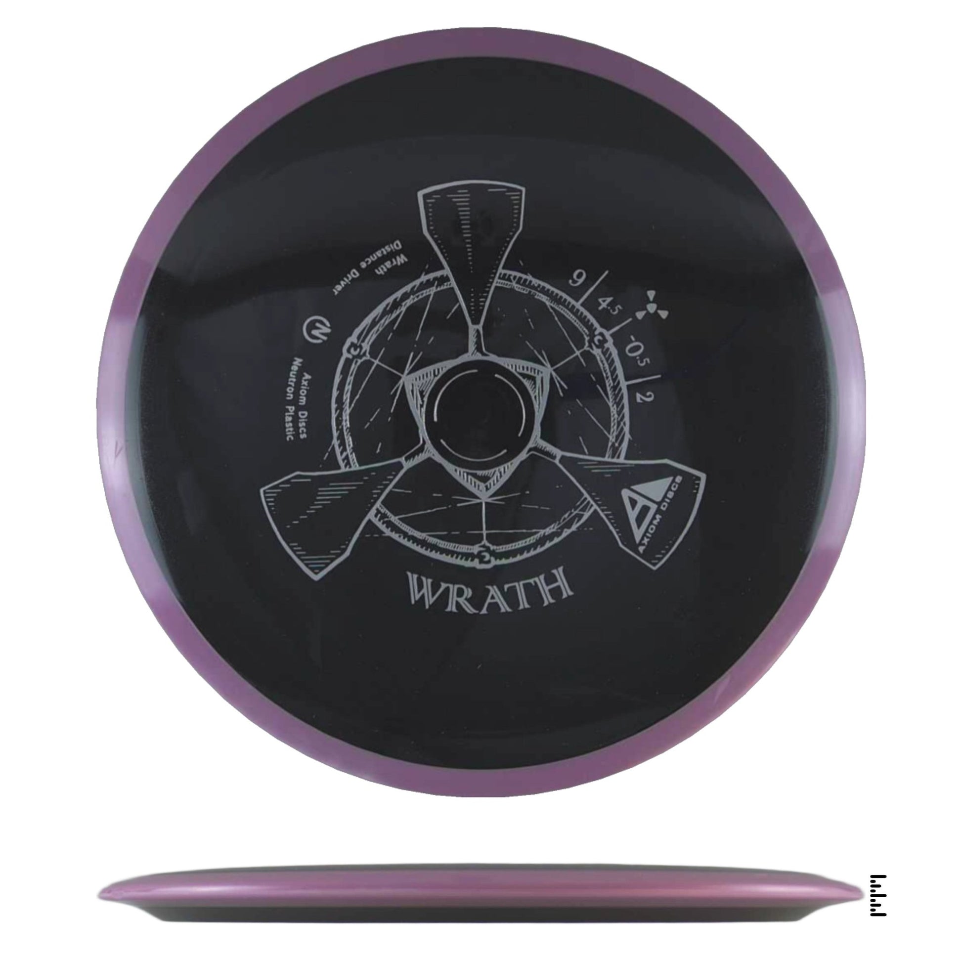 Axiom Discs Neutron Wrath - Black / Plum - Powergrip USA