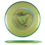 Axiom Discs Prism Plasma Pyro Factory Misprint - Gold / Teal - Powergrip USA