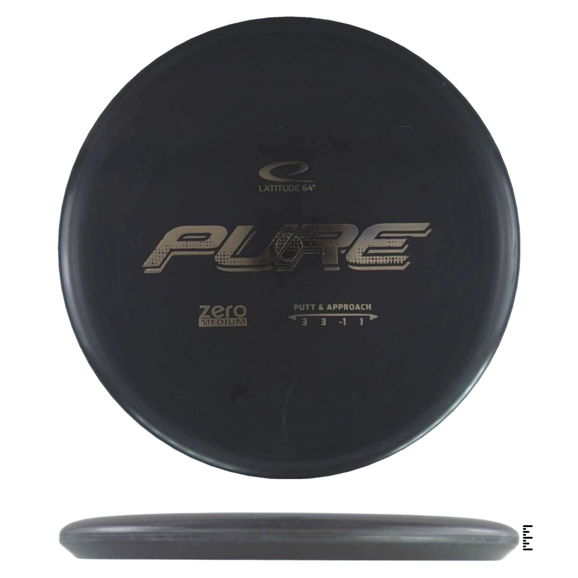 Latitude 64 Zero Medium Pure - Black - Powergrip USA