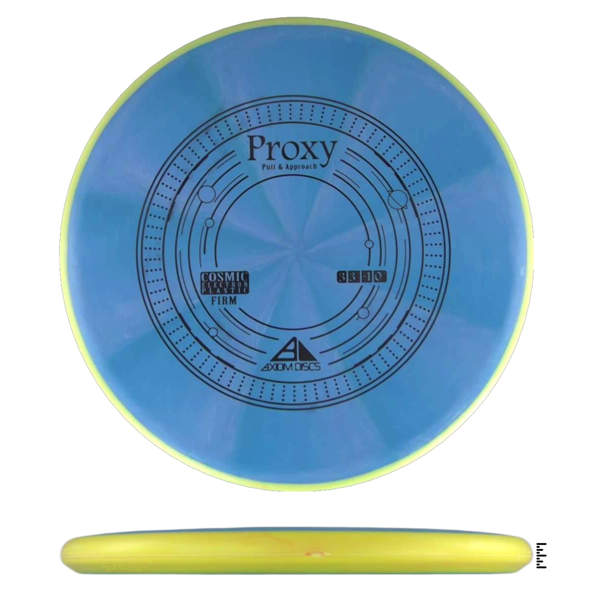 Axiom Discs Cosmic Electron Firm Proxy - Blue / Yellow - Powergrip USA