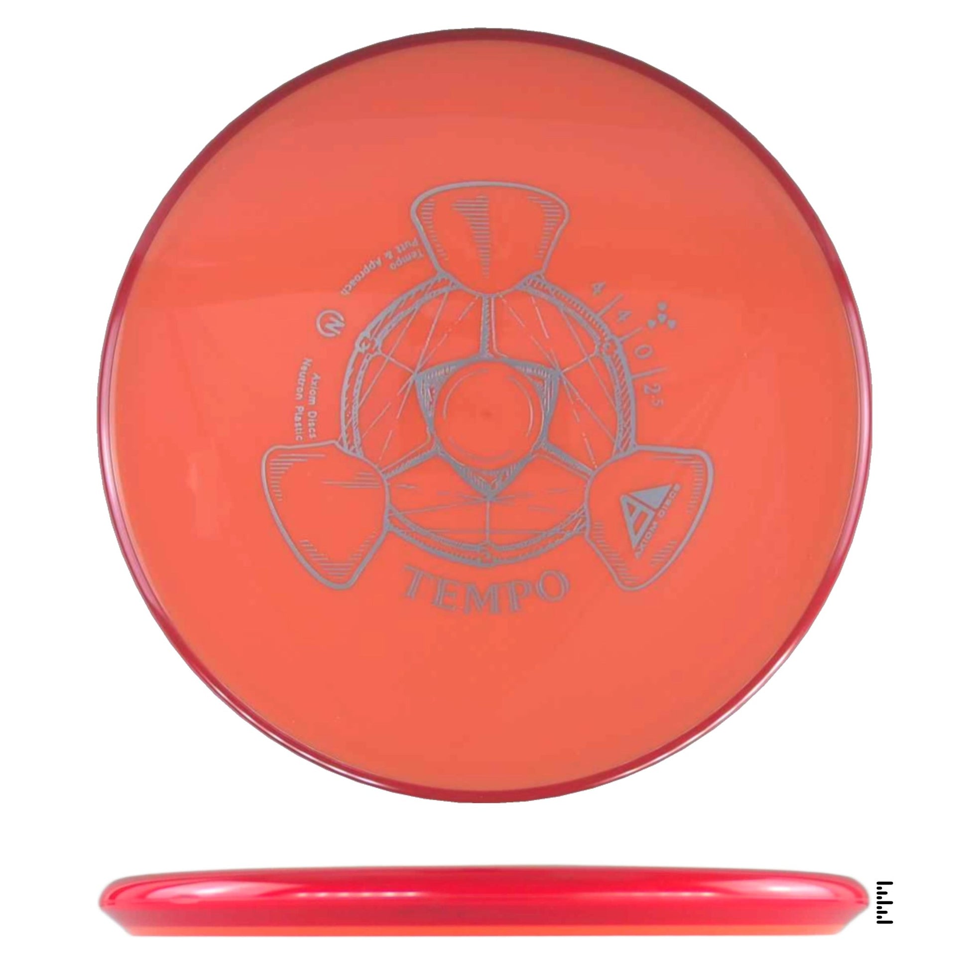Axiom Discs Neutron Tempo - Orange / Red - Powergrip USA