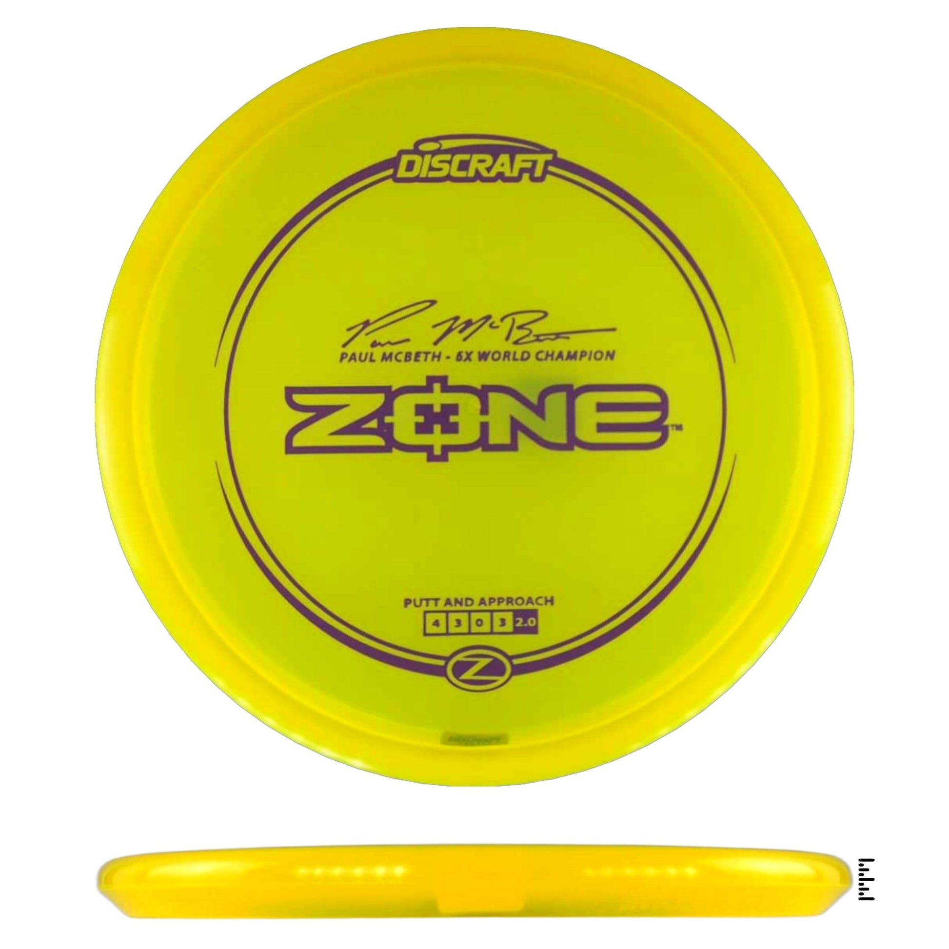 Discraft Z Line Zone Paul McBeth - Yellow - Powergrip USA