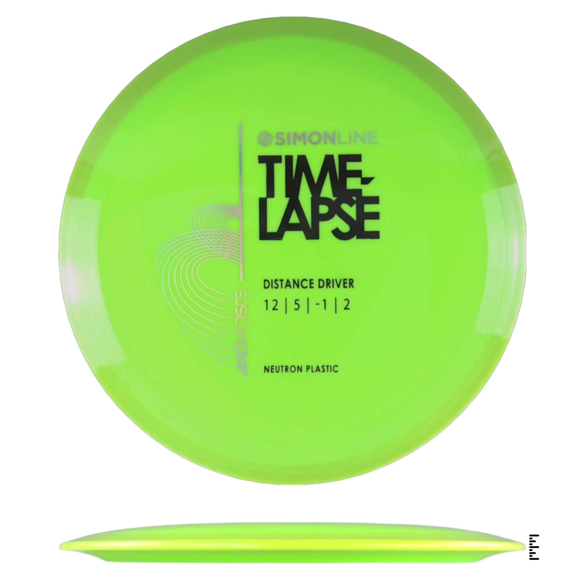 Axiom Discs Simon Line Neutron Time - Lapse - Fluorescent Yellow / Yellow - Powergrip USA