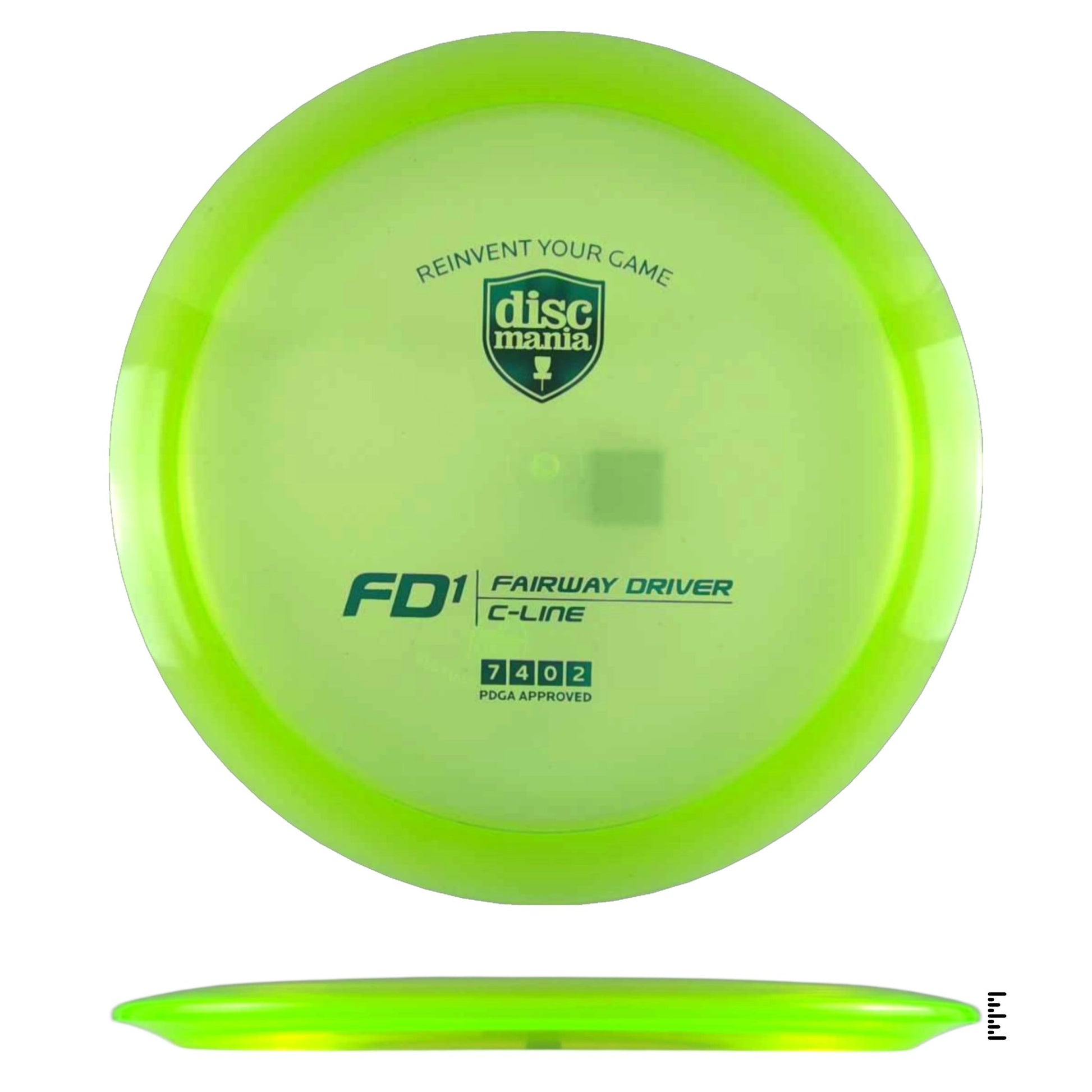 Discmania C - Line FD1 - Lime - Powergrip USA