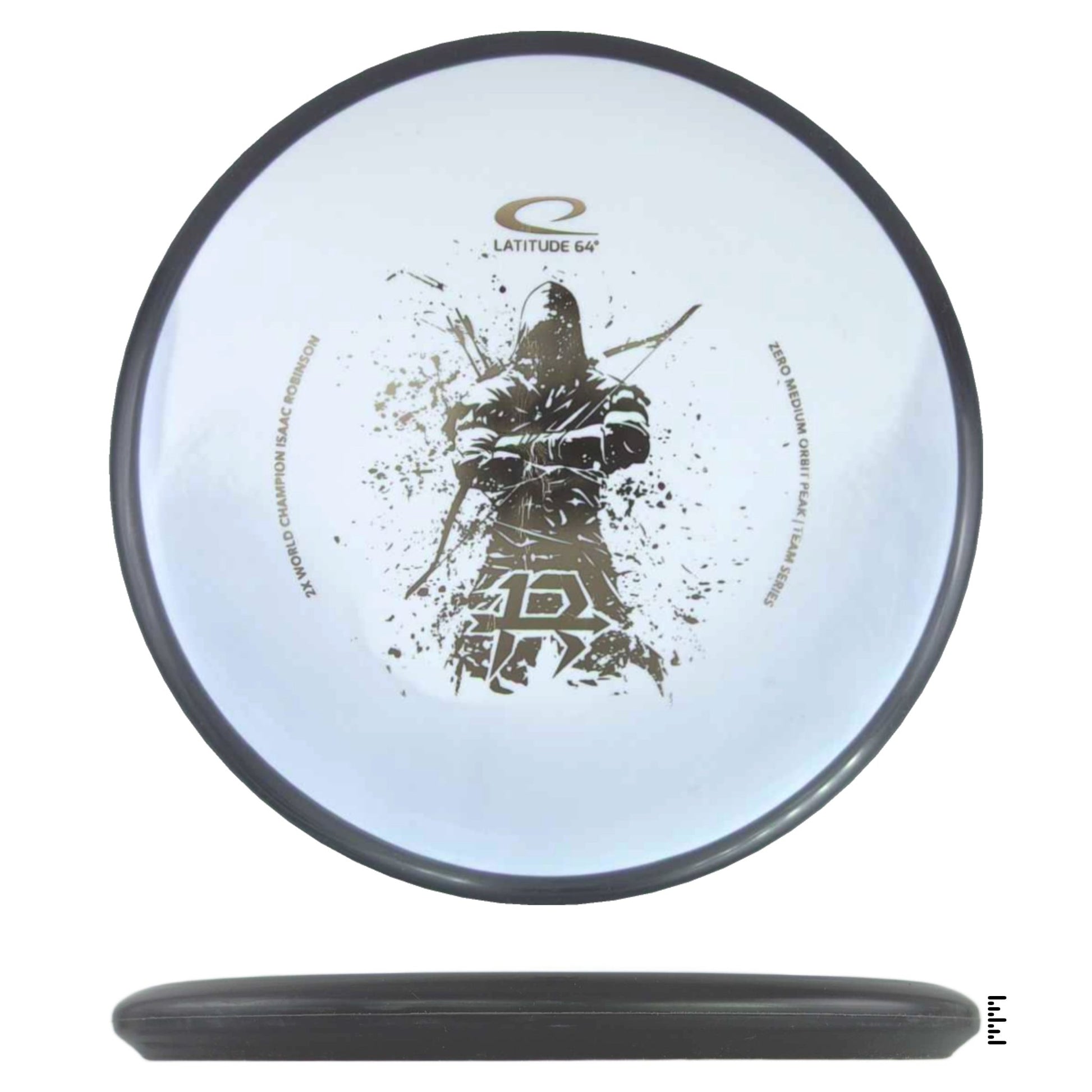 Zero Medium Orbit Peak - Isaac Robinson Team Series 2025 - White / Black - Powergrip USA