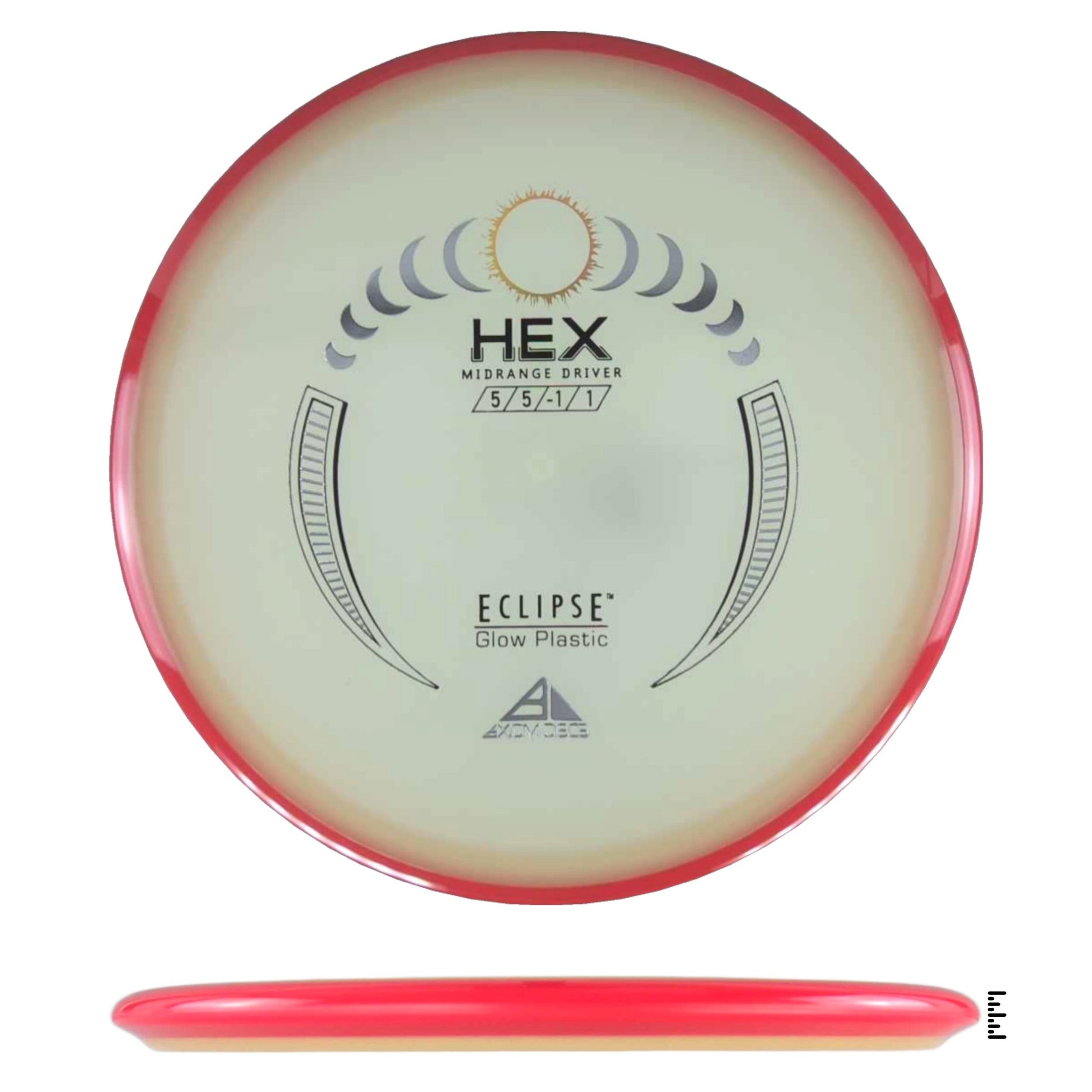 Axiom Discs Eclipse Hex - Red - Powergrip USA