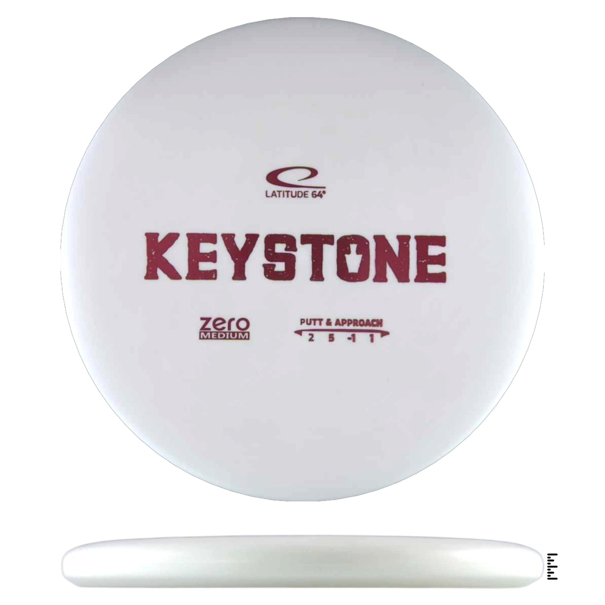 Latitude 64 Zero Medium Keystone - White - Powergrip USA
