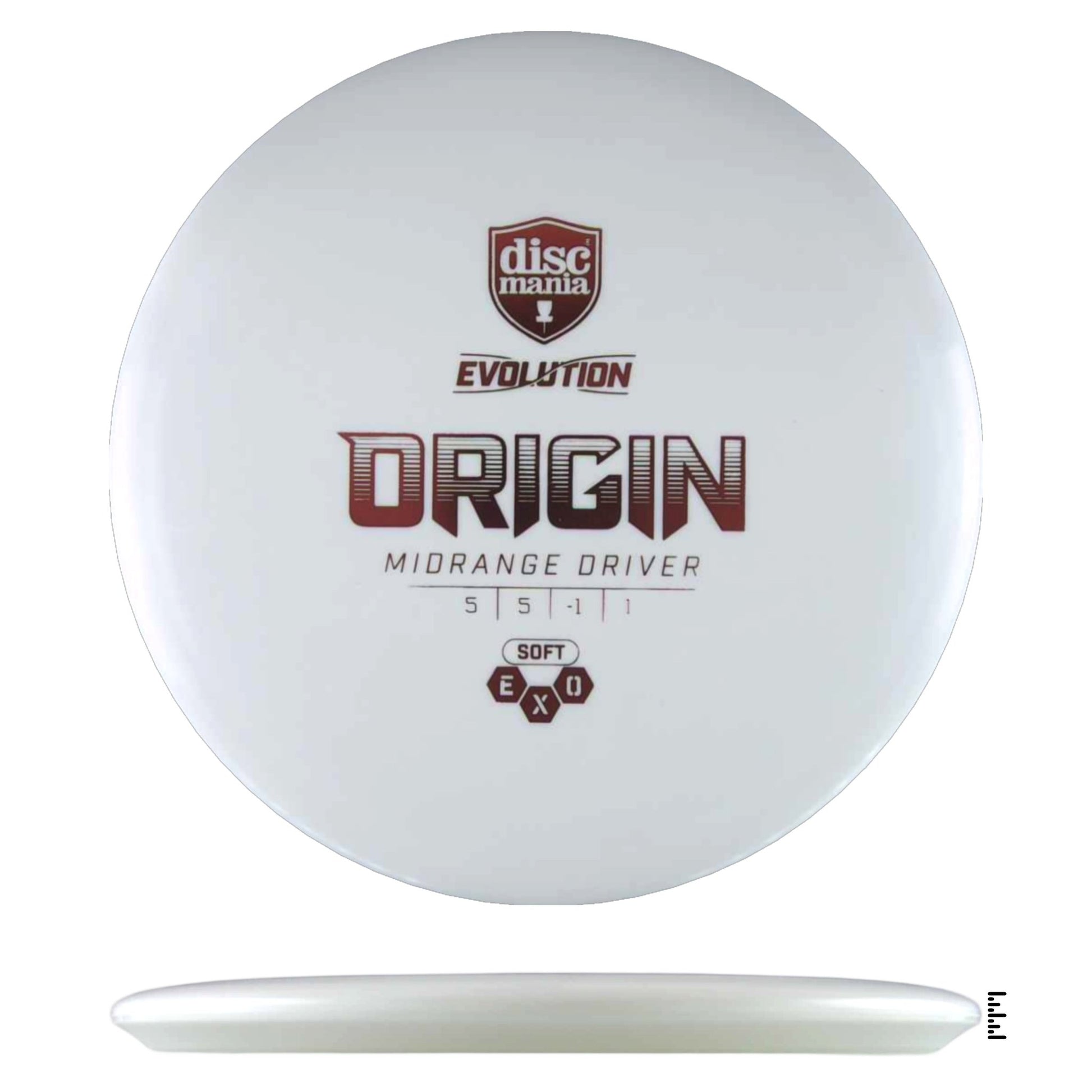 Discmania Evolution Soft Exo Origin - White - Powergrip USA
