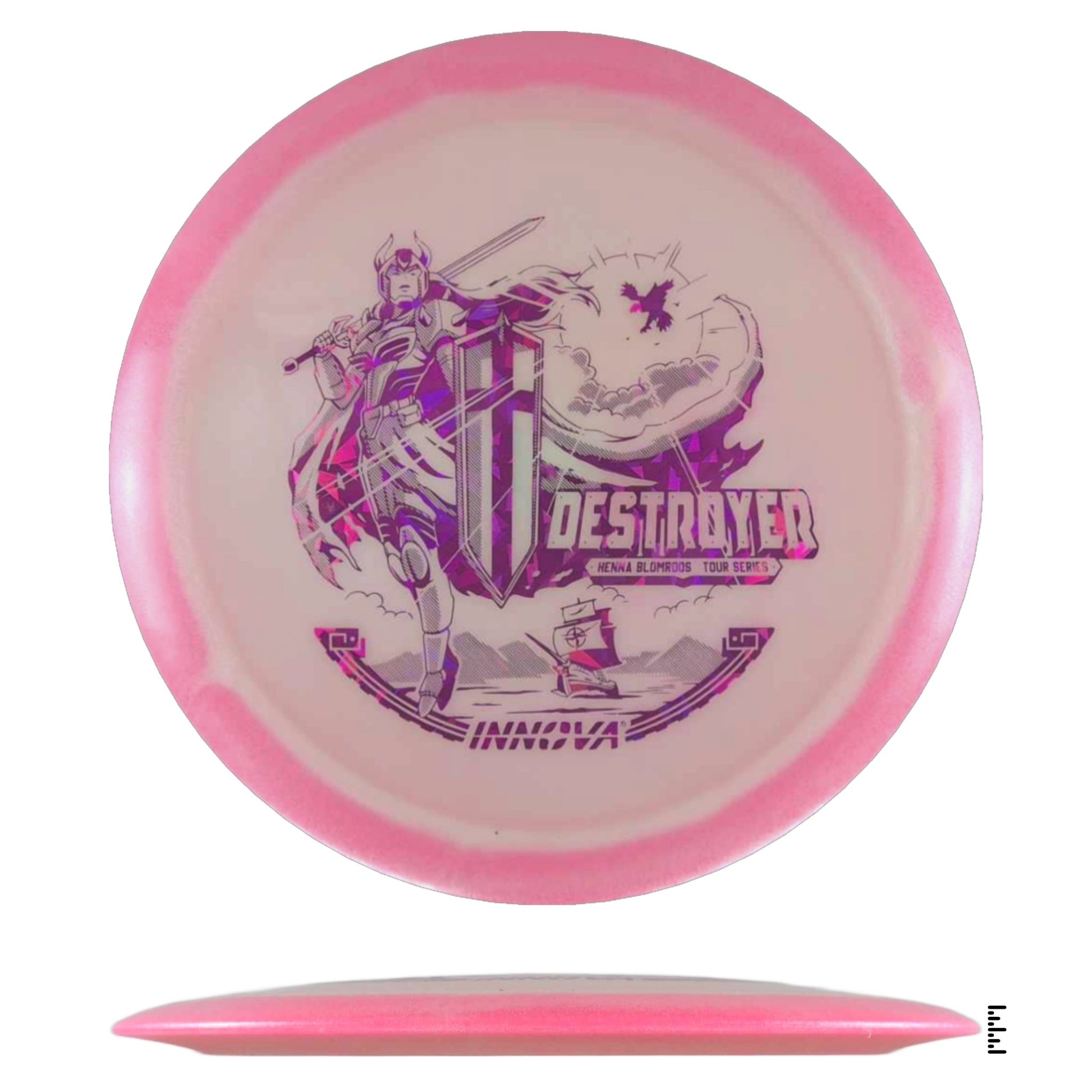 Proto Glow Halo Star Destroyer 2025 Henna Blomroos Tour Series - White / Pink - Powergrip USA