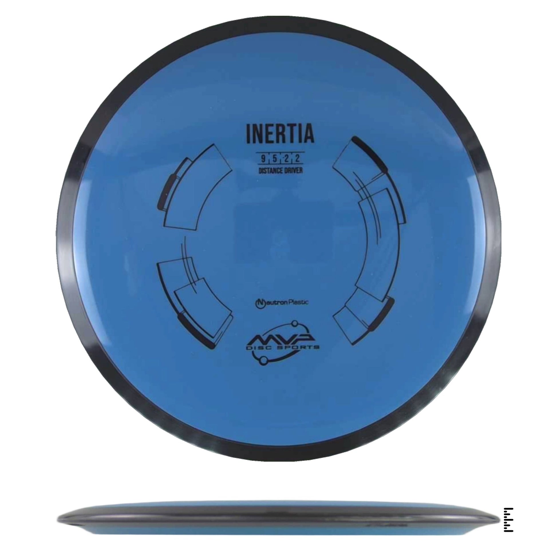 MVP Disc Sports Neutron Inertia - Blue - Powergrip USA