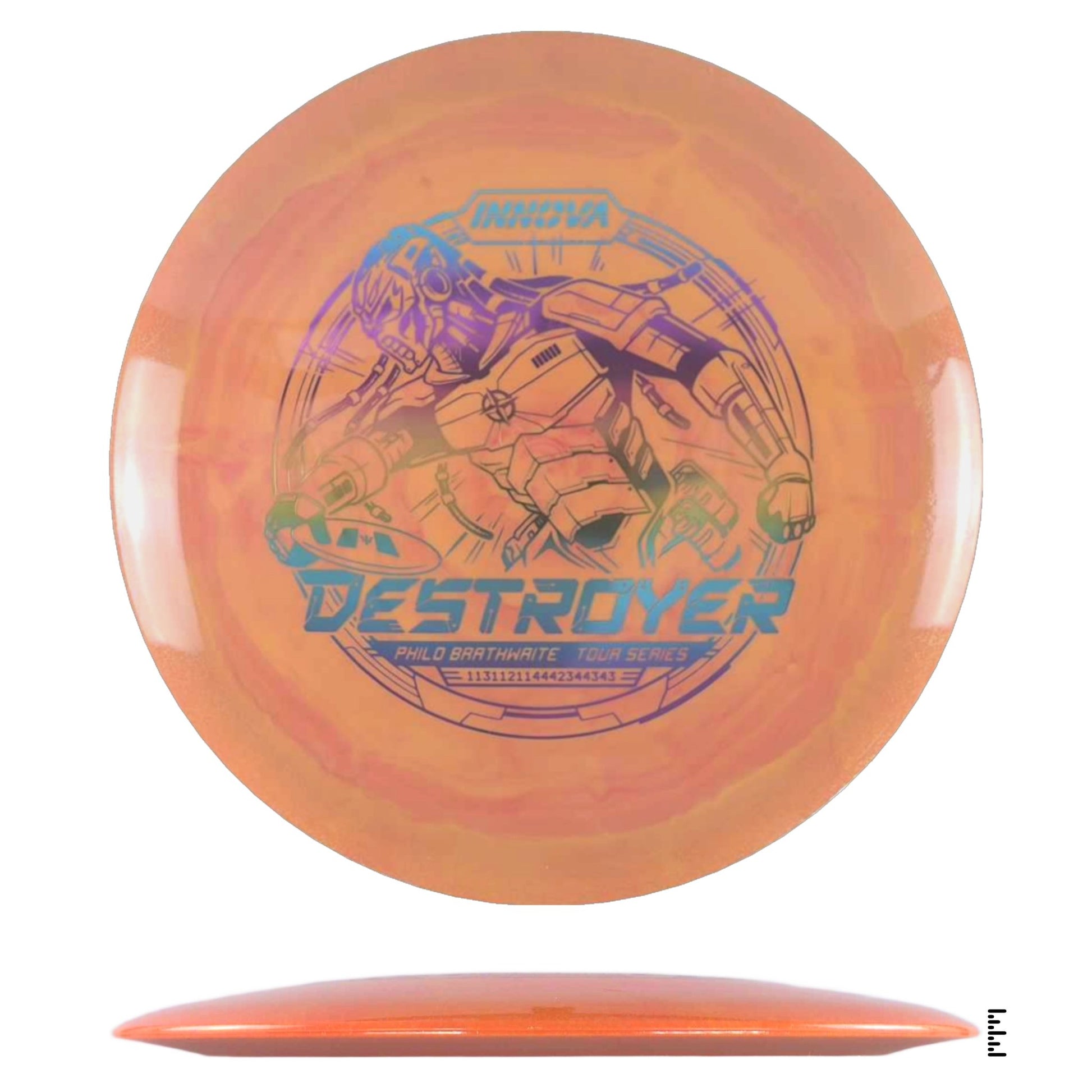 Star Destroyer 2025 Philo Brathwaite Tour Series - Orange - Powergrip USA