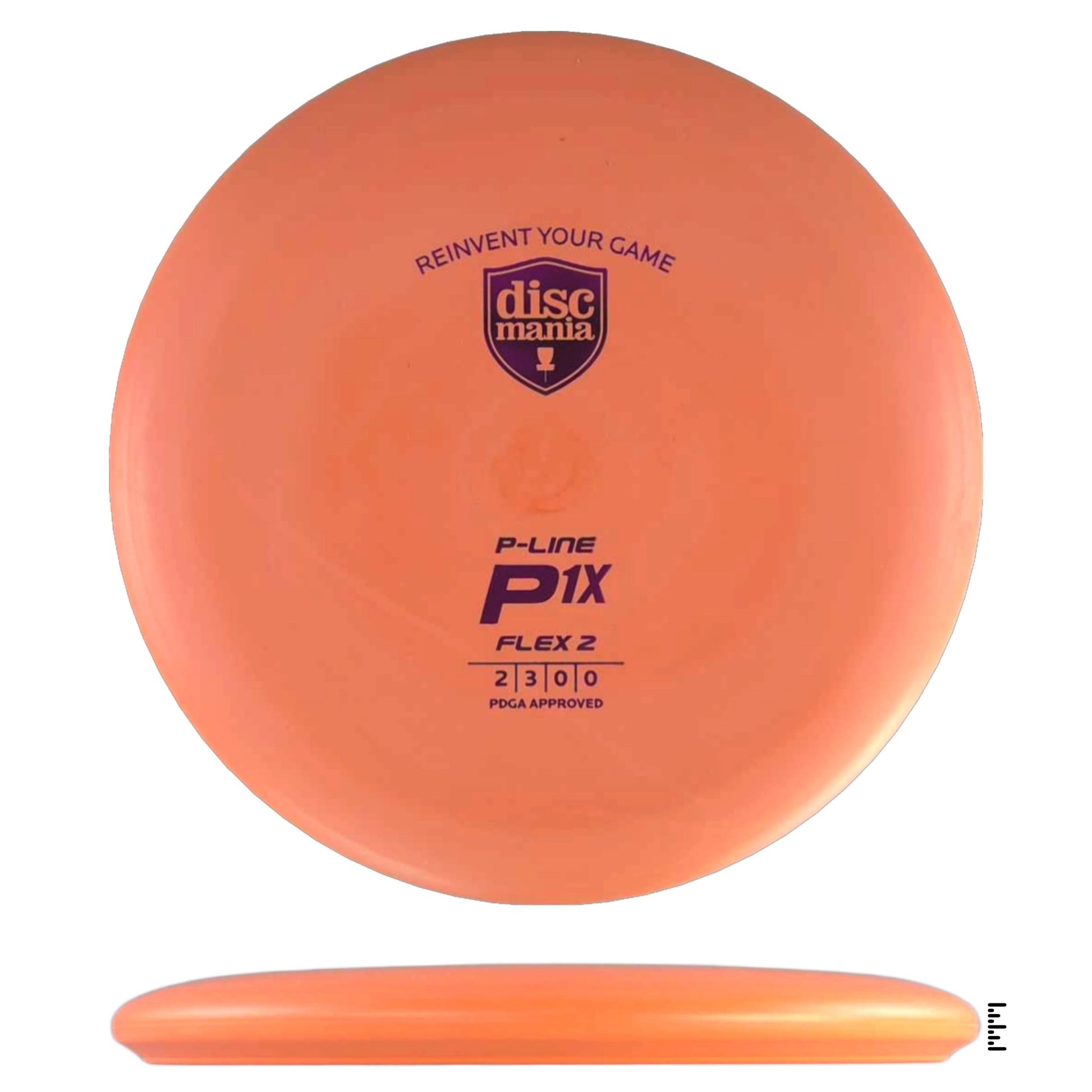 Discmania P - Line Flex 2 P1x - Orange - Powergrip USA