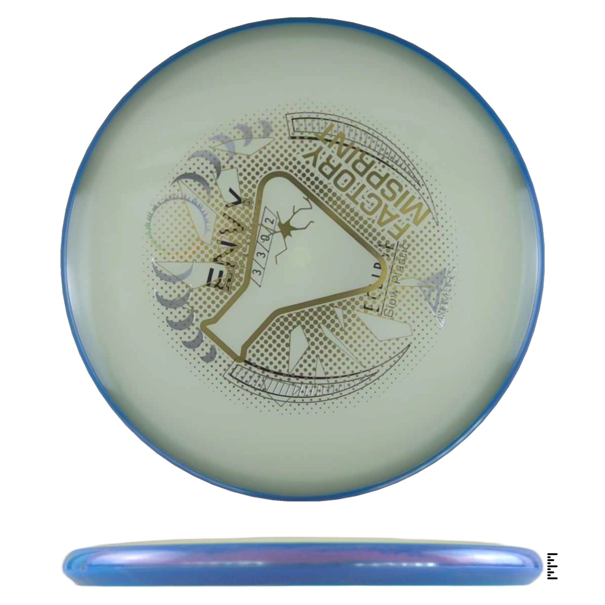 Axiom Discs Eclipse Envy Factory Misprint - Blue - Powergrip USA