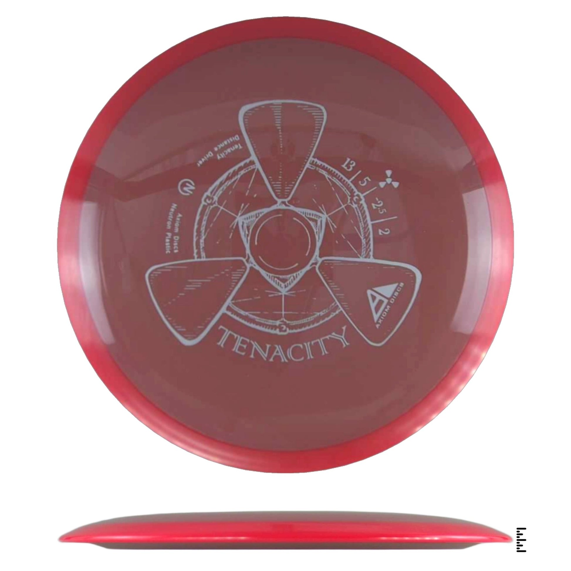 Axiom Discs Neutron Tenacity - Dark Red / Red - Powergrip USA