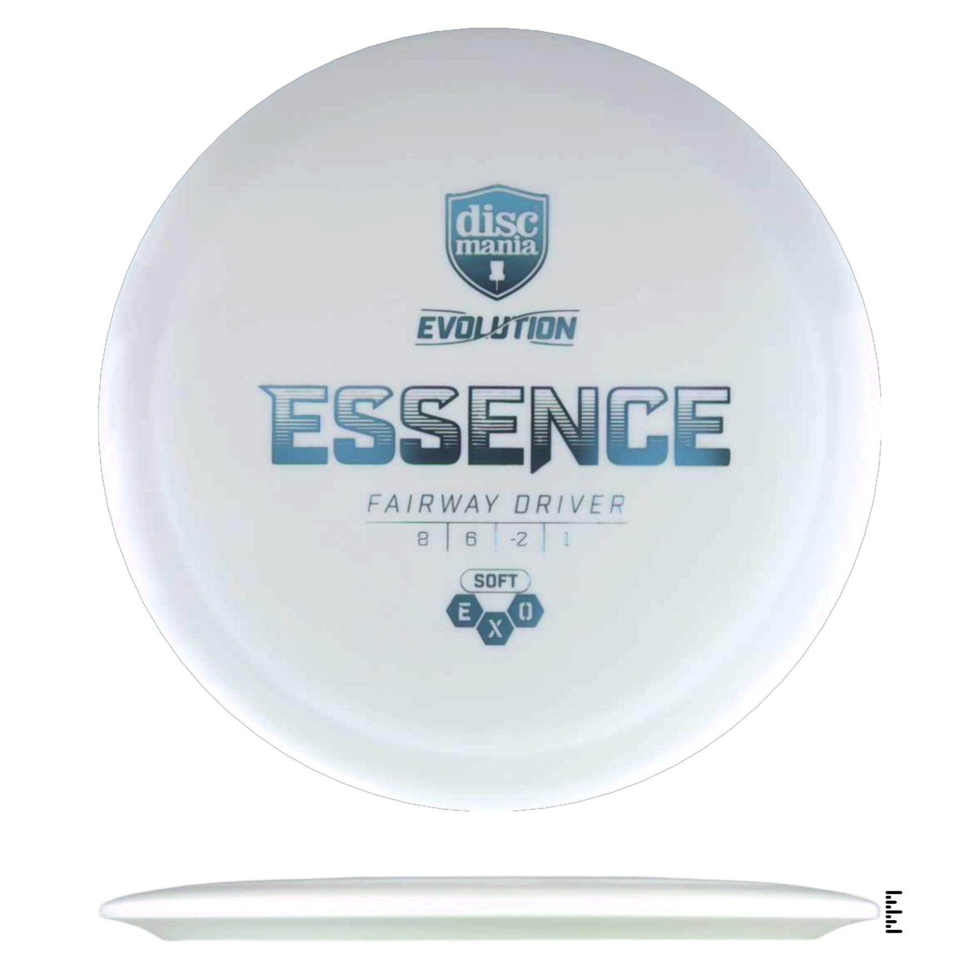 Discmania Evolution Soft Exo Essence - White - Powergrip USA