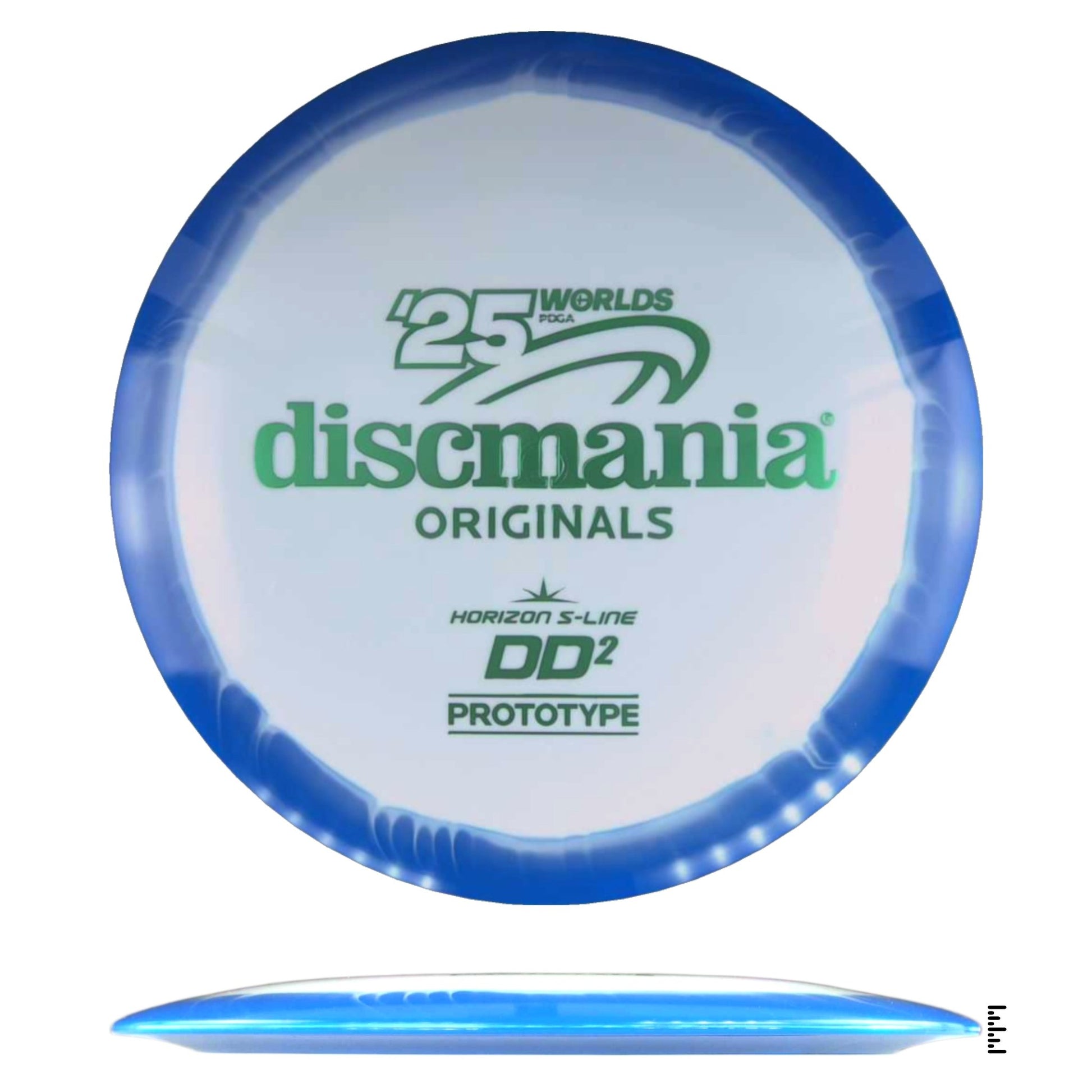 Horizon S - Line DD2 Prototype - Worlds 2025 - White / Blue - Powergrip USA