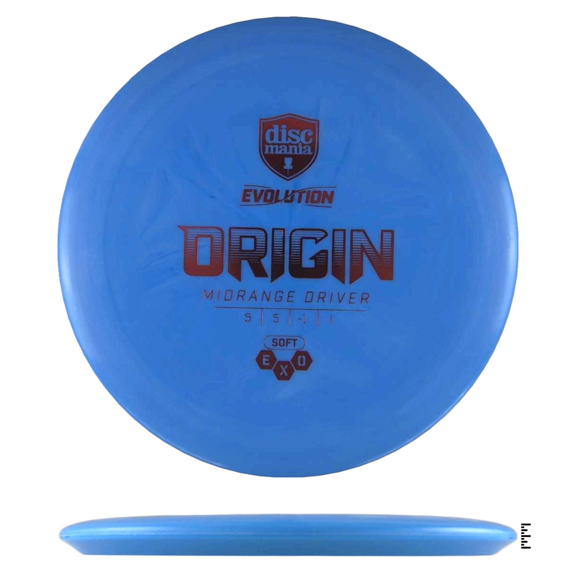 Discmania Evolution Soft Exo Origin - Blue - Powergrip USA