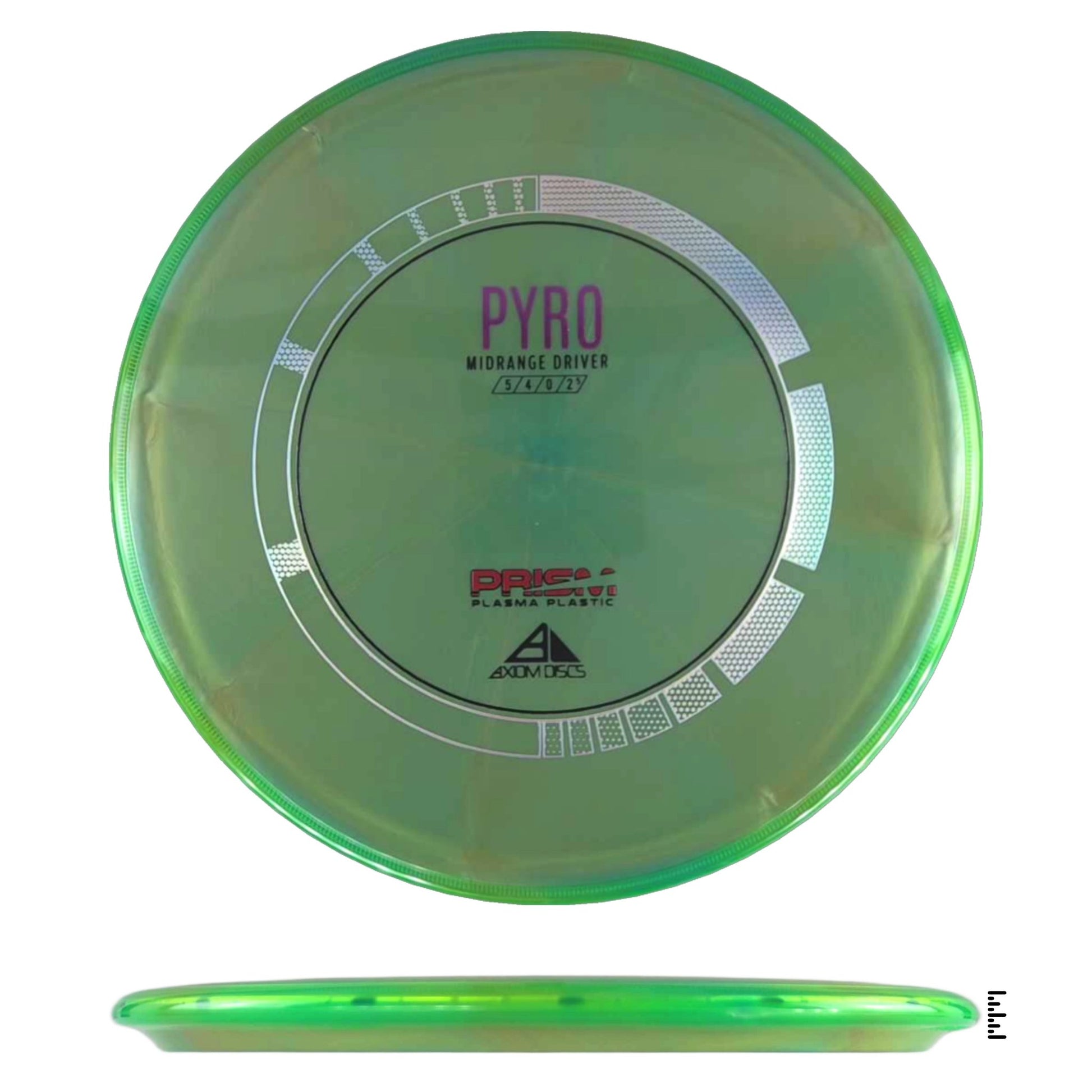 Axiom Discs Prism Plasma Pyro - Light Green / Green - Powergrip USA