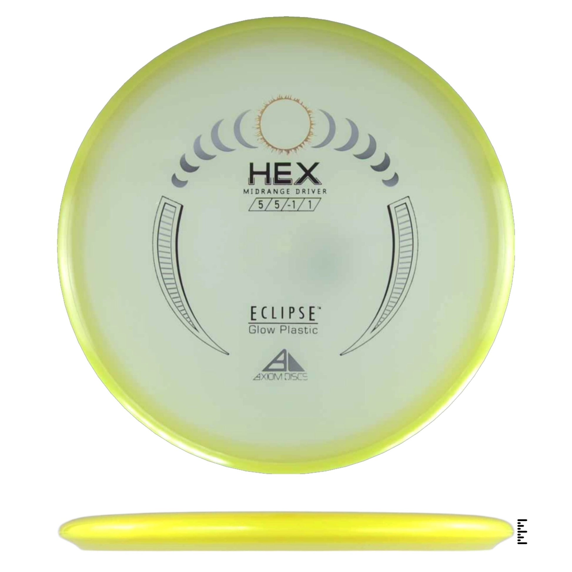Axiom Discs Eclipse Hex - Yellow - Powergrip USA